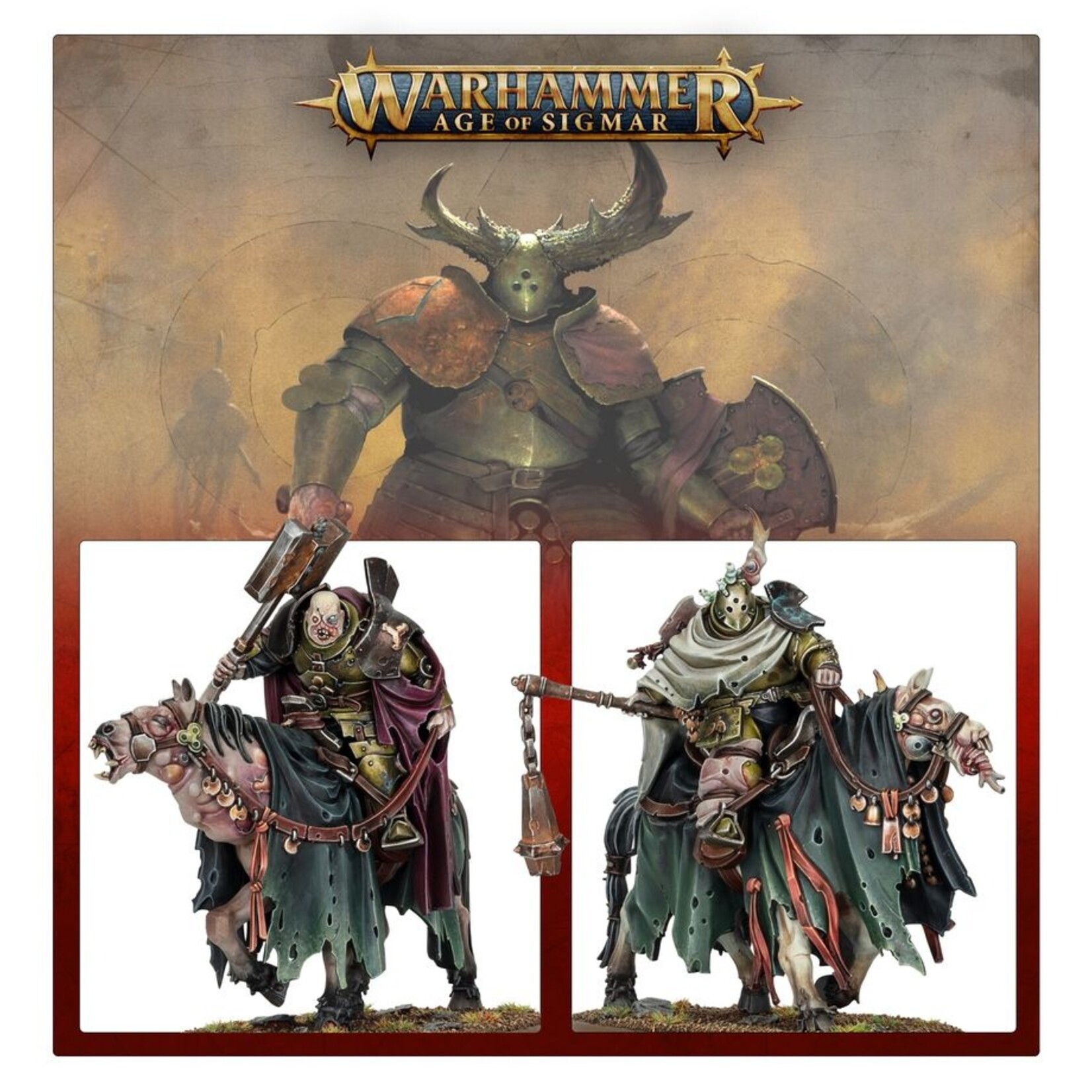 Games Workshop Maggotkin of Nurgle Sloven Knights