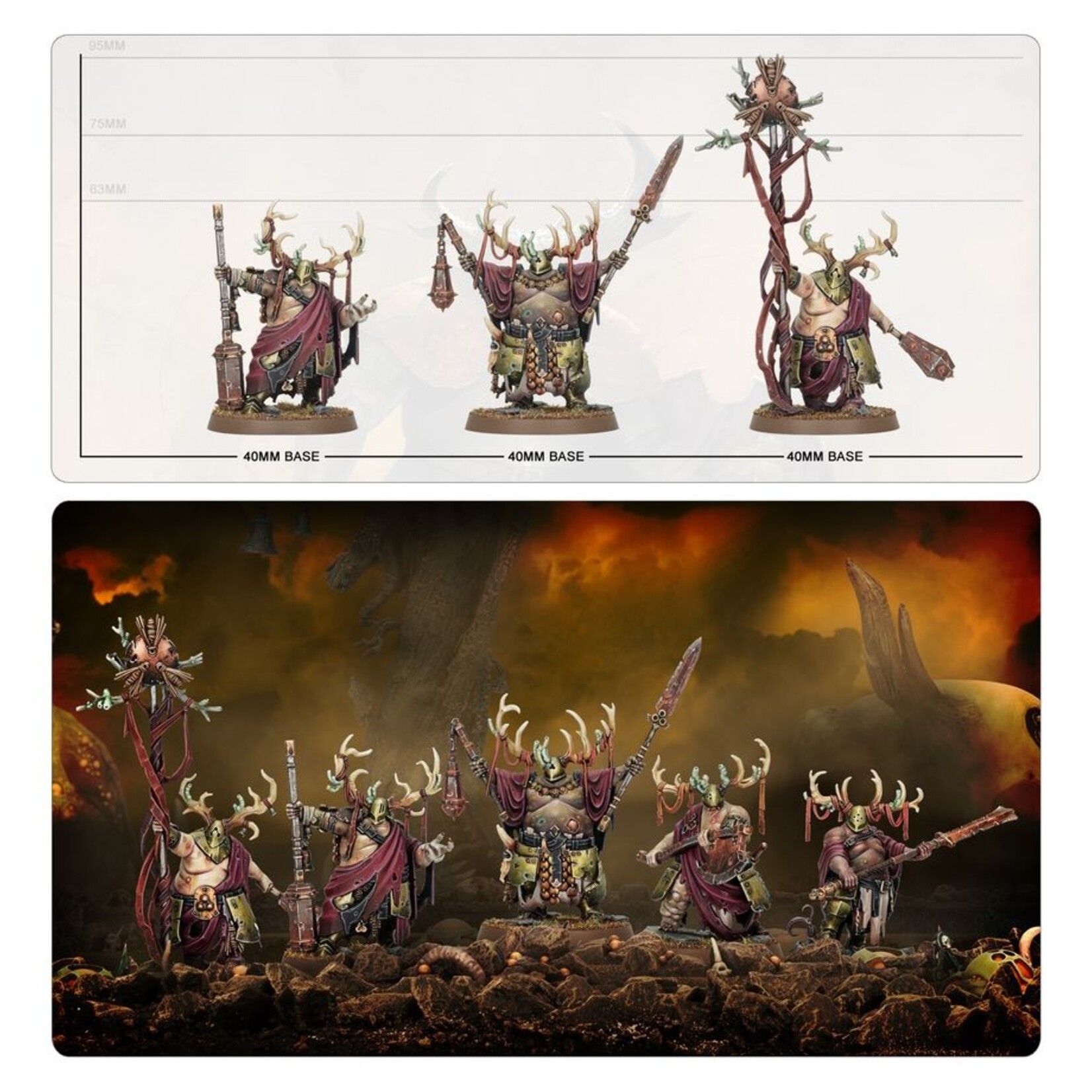Games Workshop Maggotkin of Nurgle Putrid Blightkings