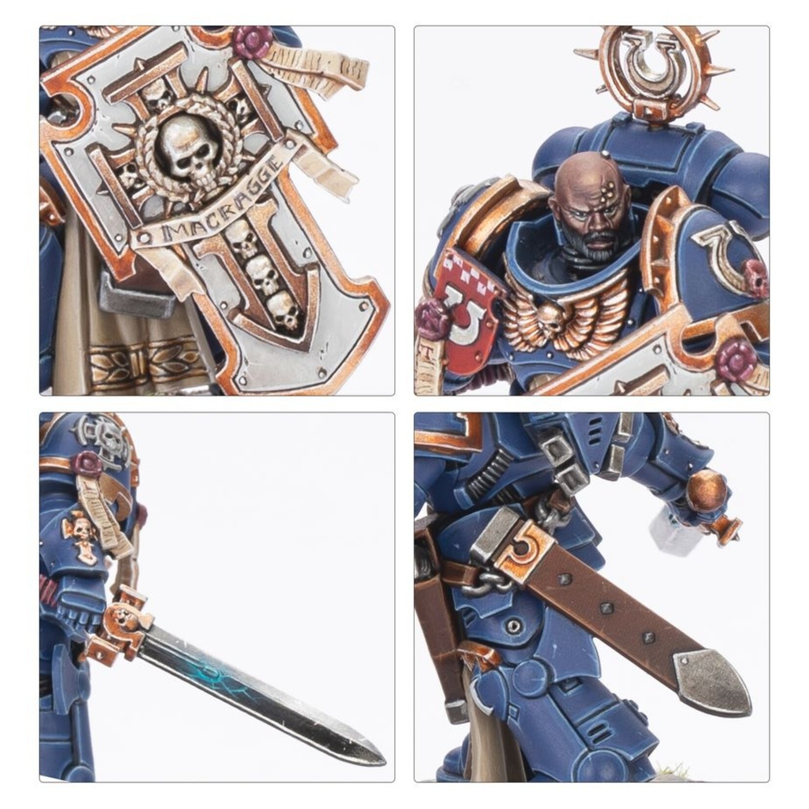 Games Workshop Space Marines Ultramarines Captain Titus & the Wardens of Ultramar