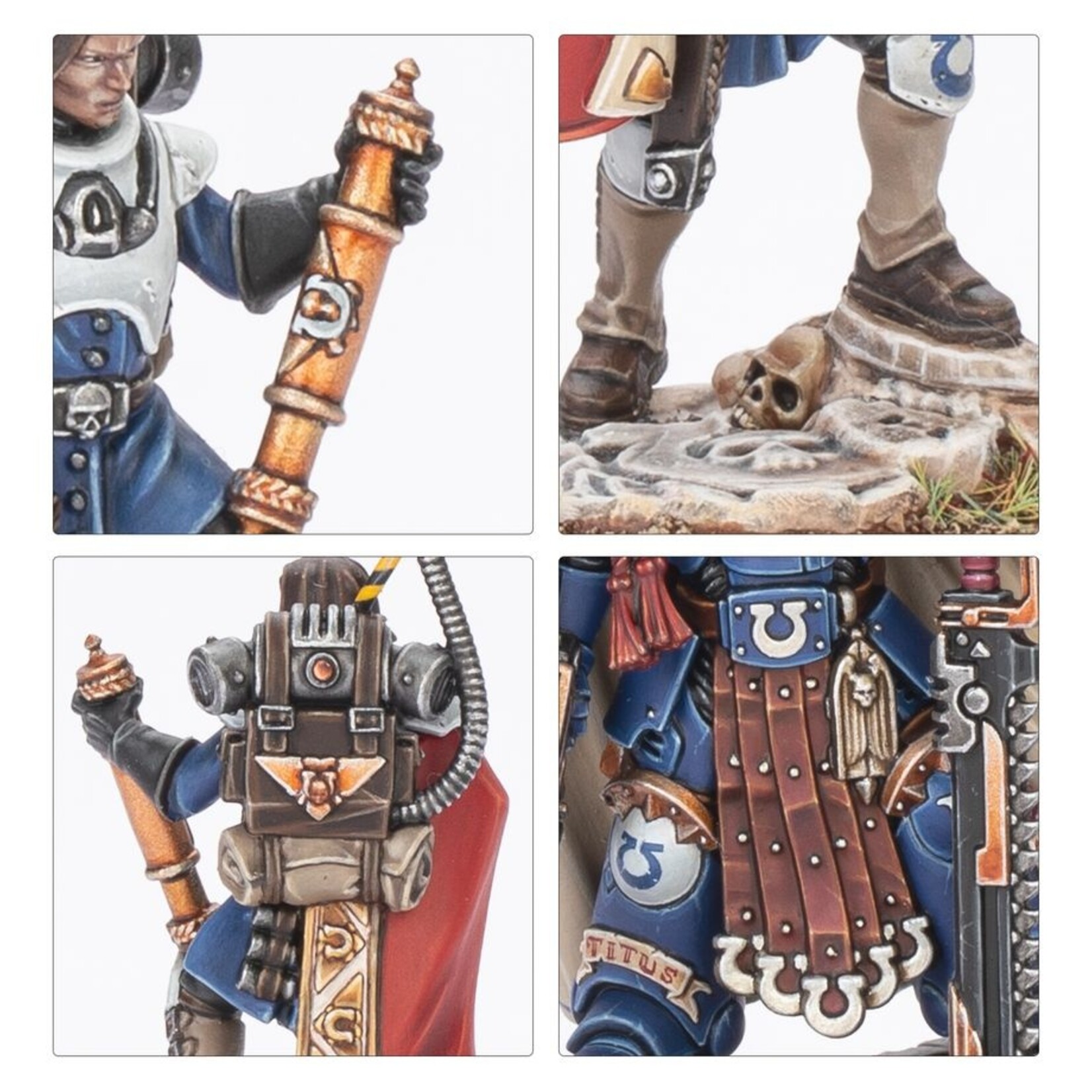 Games Workshop Space Marines Ultramarines Captain Titus & the Wardens of Ultramar