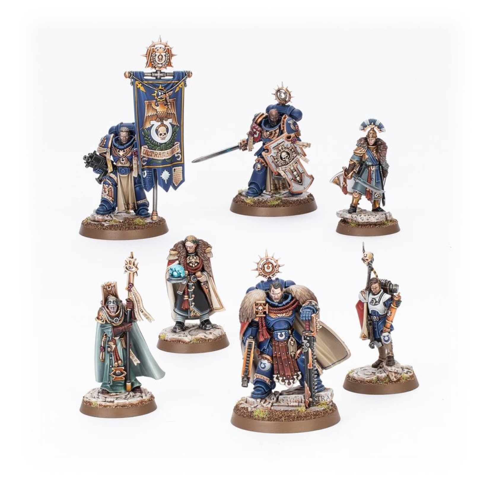 Games Workshop Space Marines Ultramarines Captain Titus & the Wardens of Ultramar