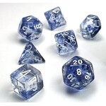 Chessex Chessex 7-Die set Nebula - Black/White