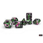 Chessex Chessex 7-Die set Brush - Paintball/Green