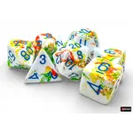 Chessex Chessex 7-Die set Brush - Breezy/Blue
