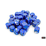 Chessex Chessex 36 x D6 Set Brush 12mm - Wavebreak/Gold