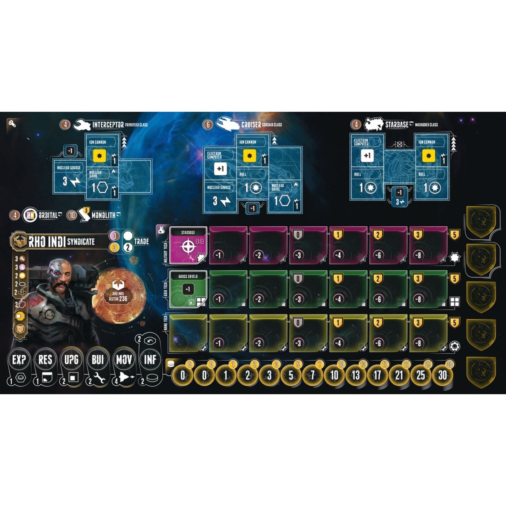 Lautapelit.fi Eclipse, Second Dawn for the Galaxy Species Pack: Outcasts (EN)