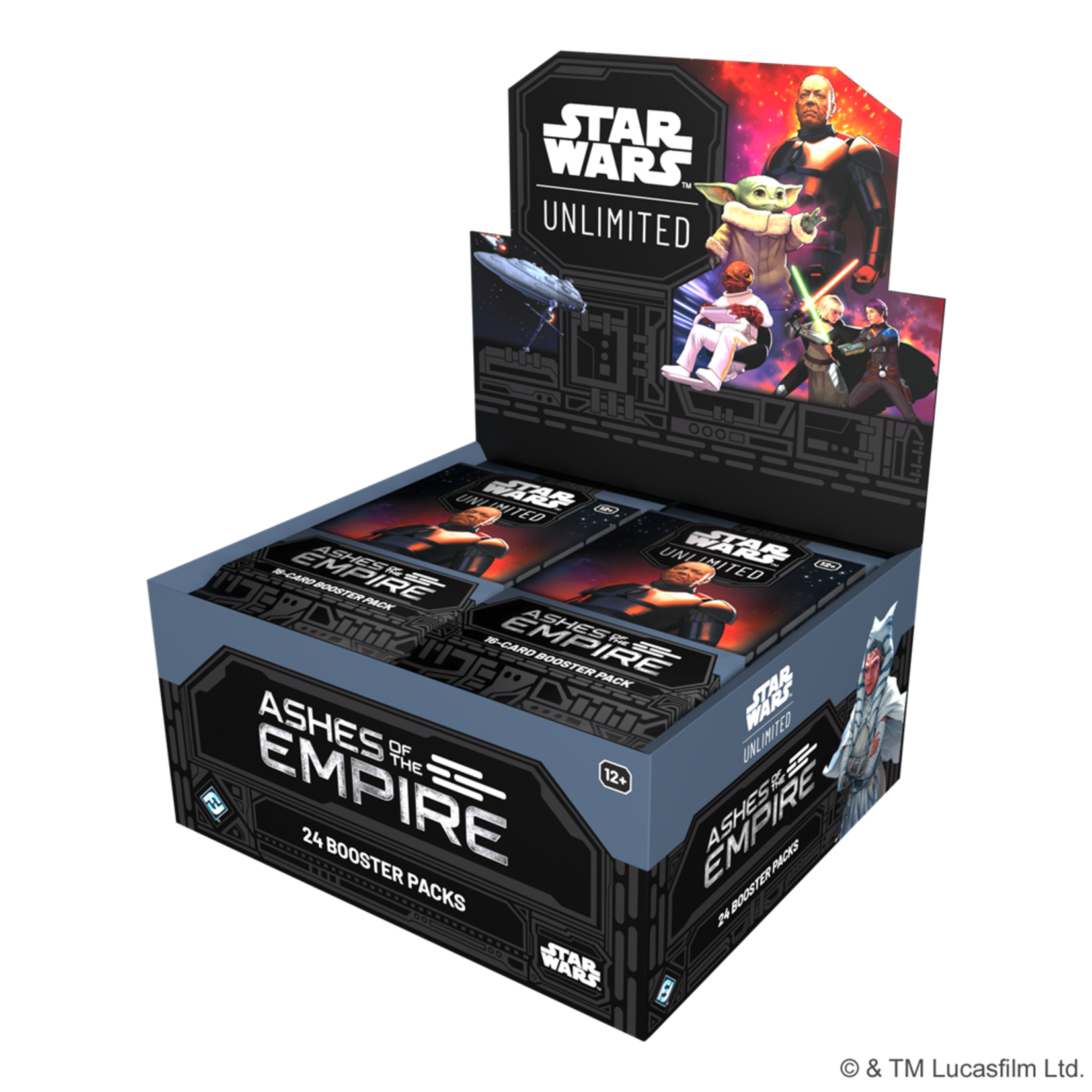 Fantasy Flight Games SWU Ashes of the Empire: Case of 6 Booster Displays (Pre-order)