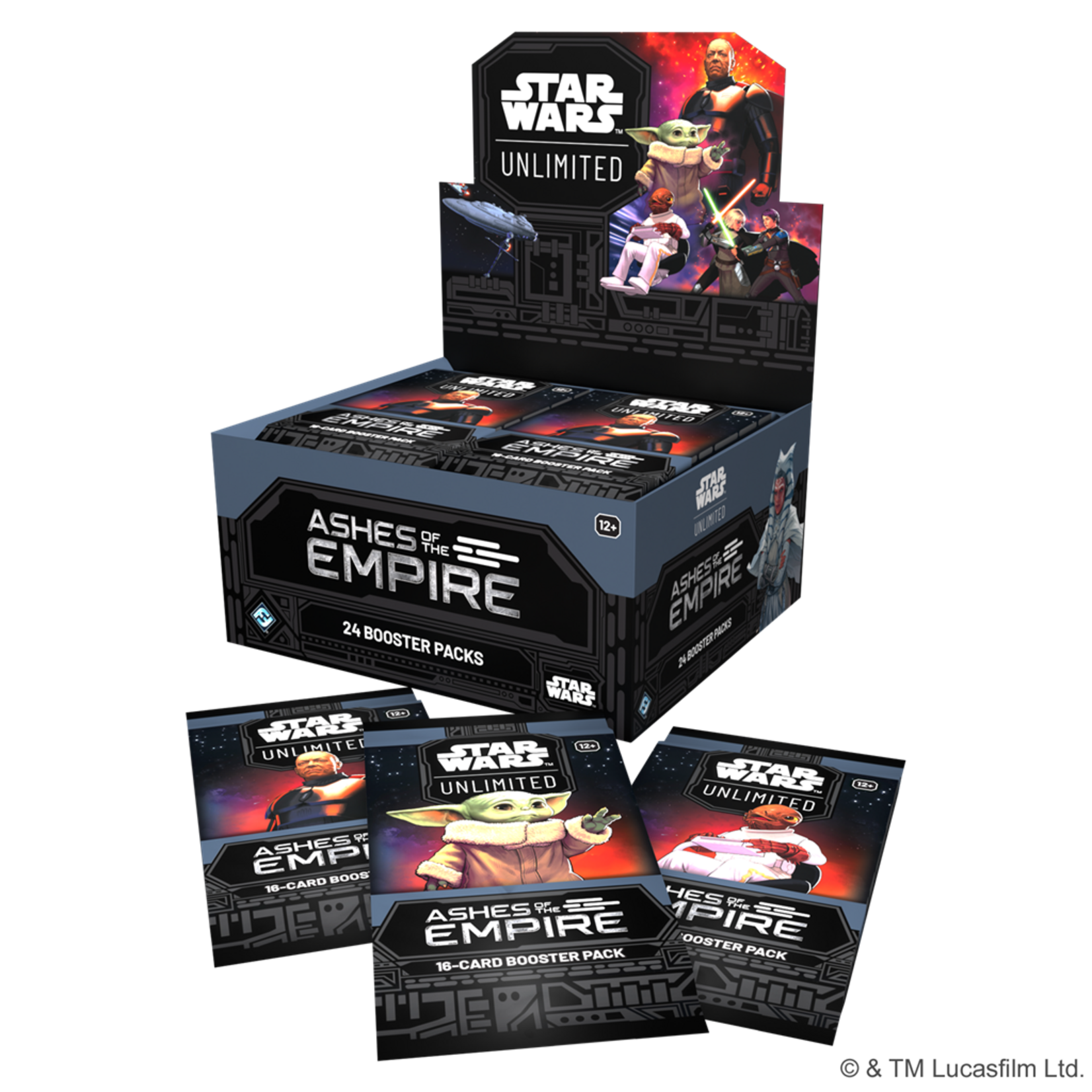 Fantasy Flight Games SWU Ashes of the Empire: Case of 6 Booster Displays (Pre-order)