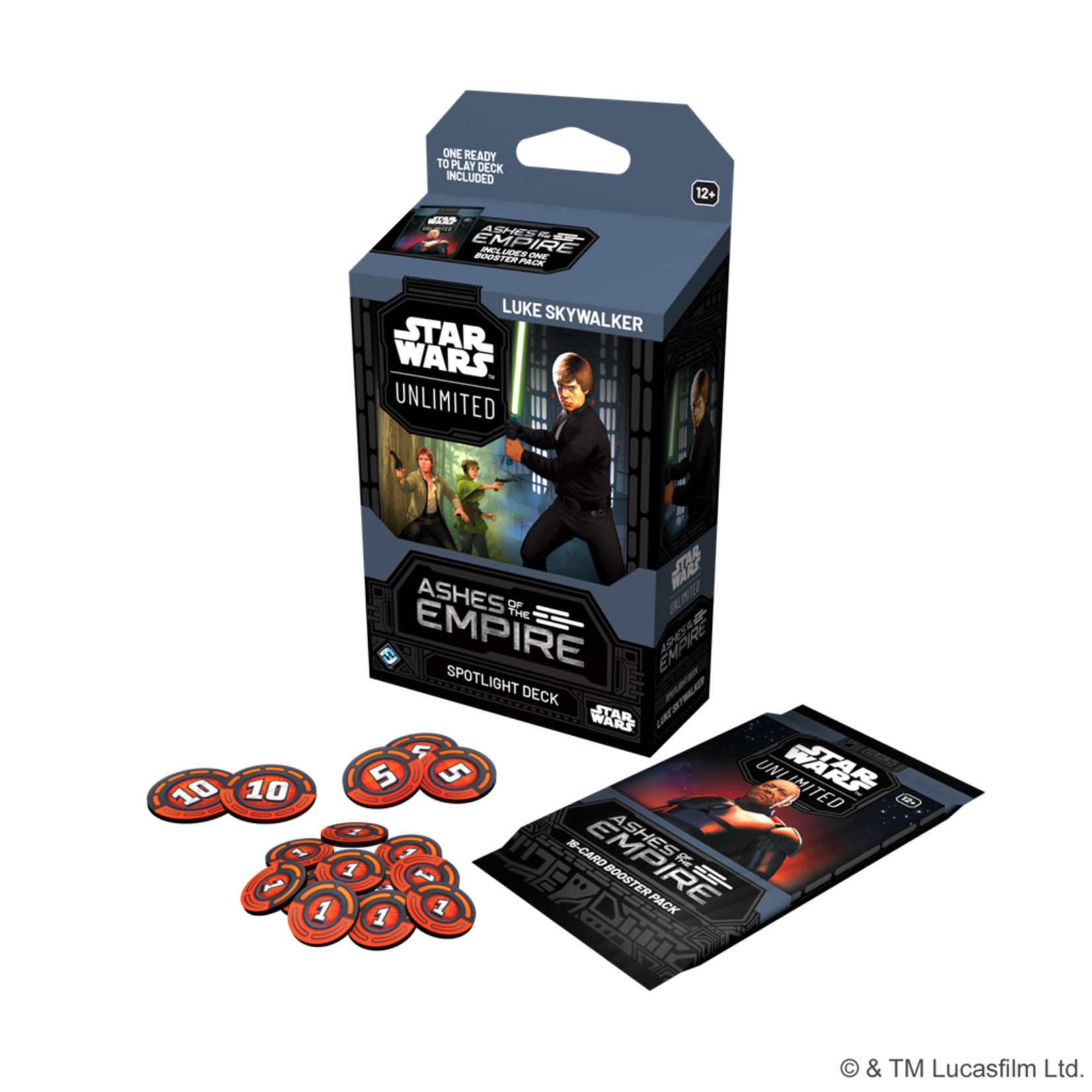 Fantasy Flight Games SWU Ashes of the Empire: Luke Skywalker Spotlight Deck