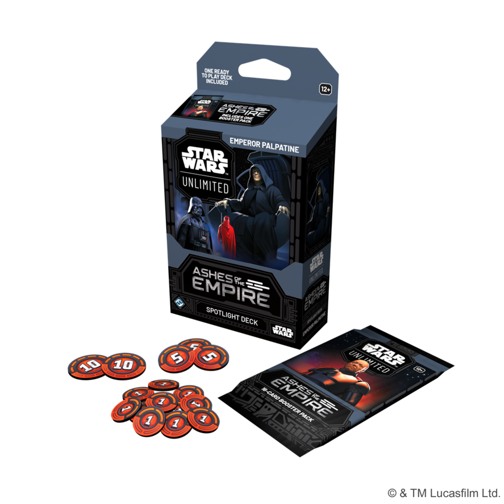 Fantasy Flight Games SWU Ashes of the Empire: Emperor Palpatine Spotlight Deck