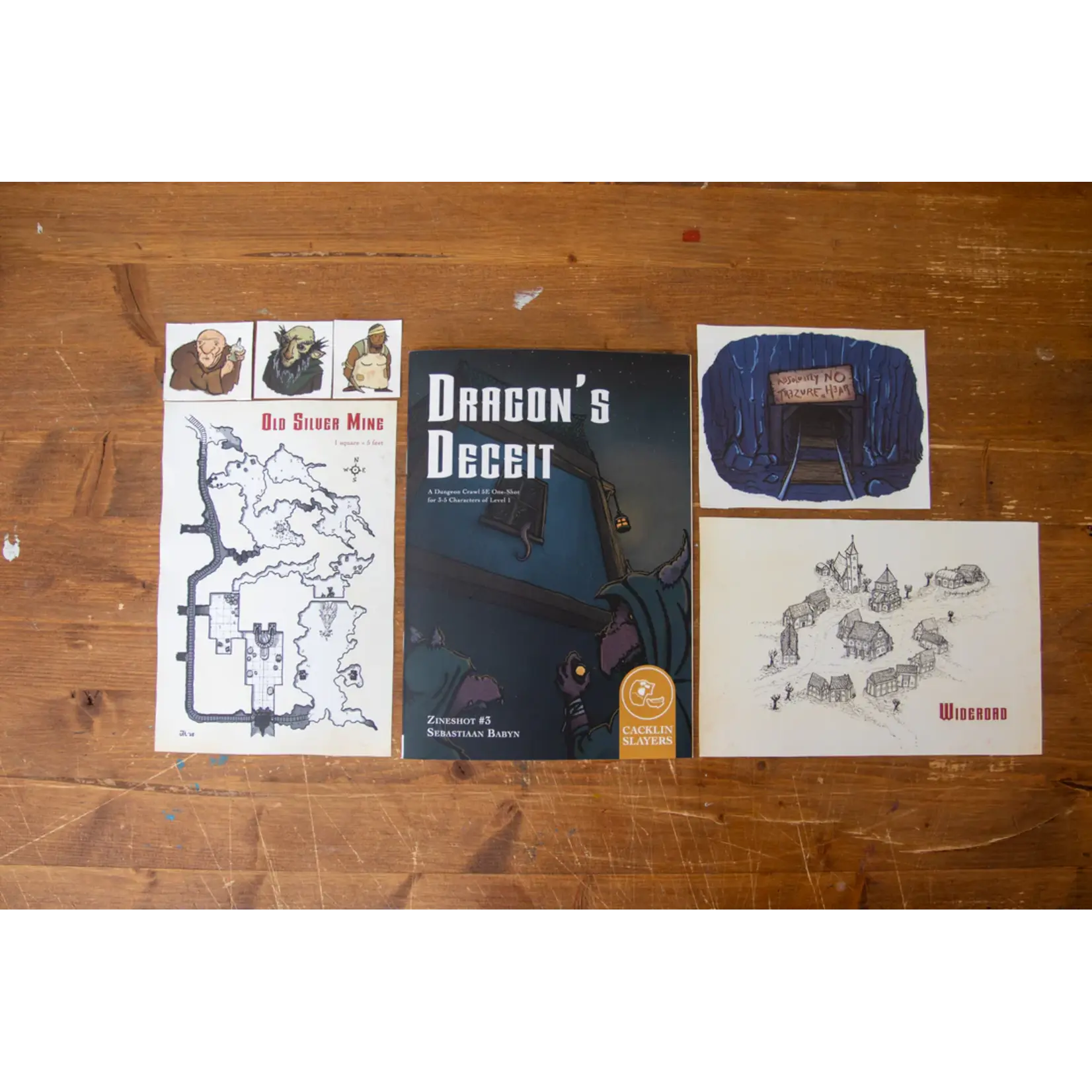Cacklin Slayers 5e RPG Zineshot: Dragon's Deceit