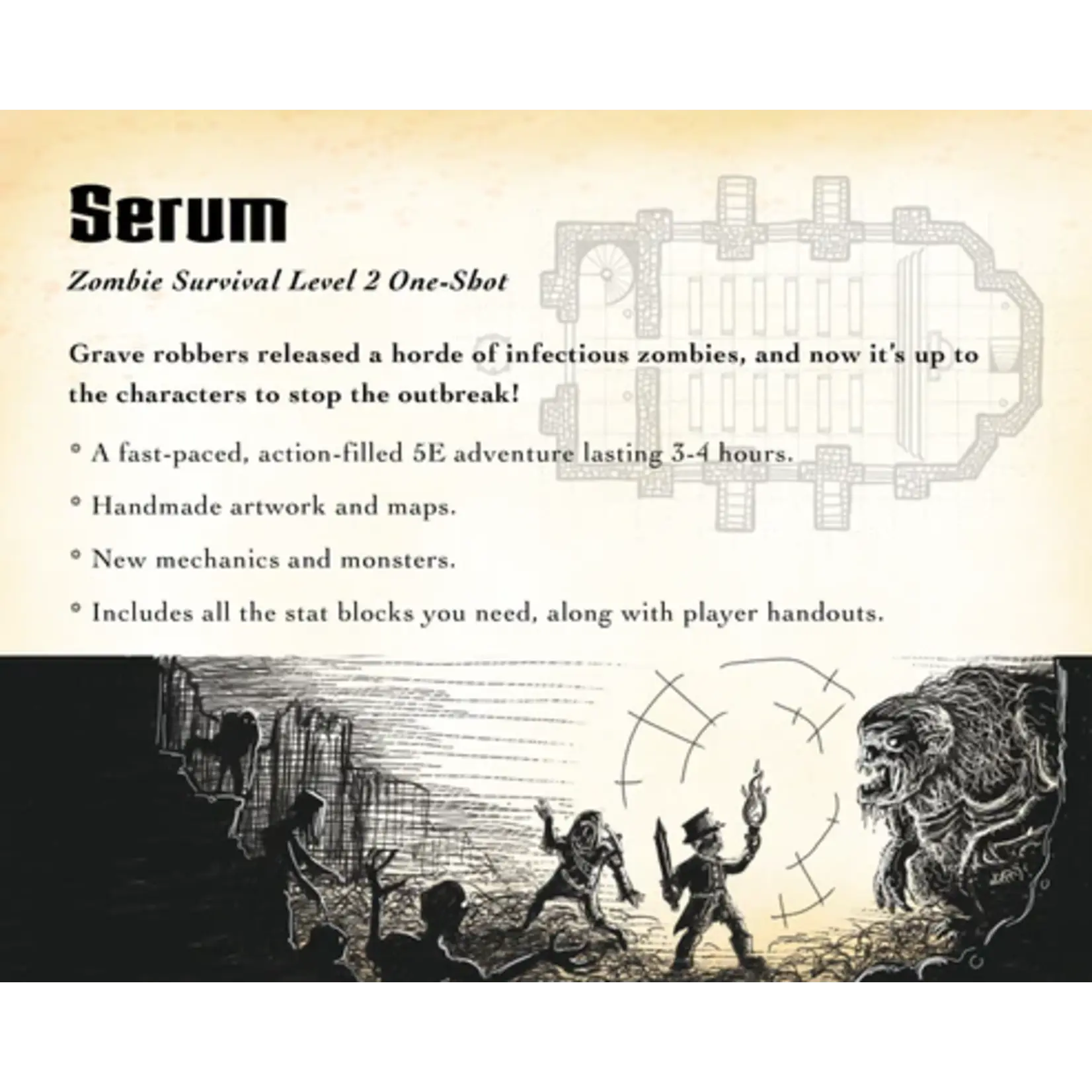 Cacklin Slayers 5e RPG Zineshot: Serum