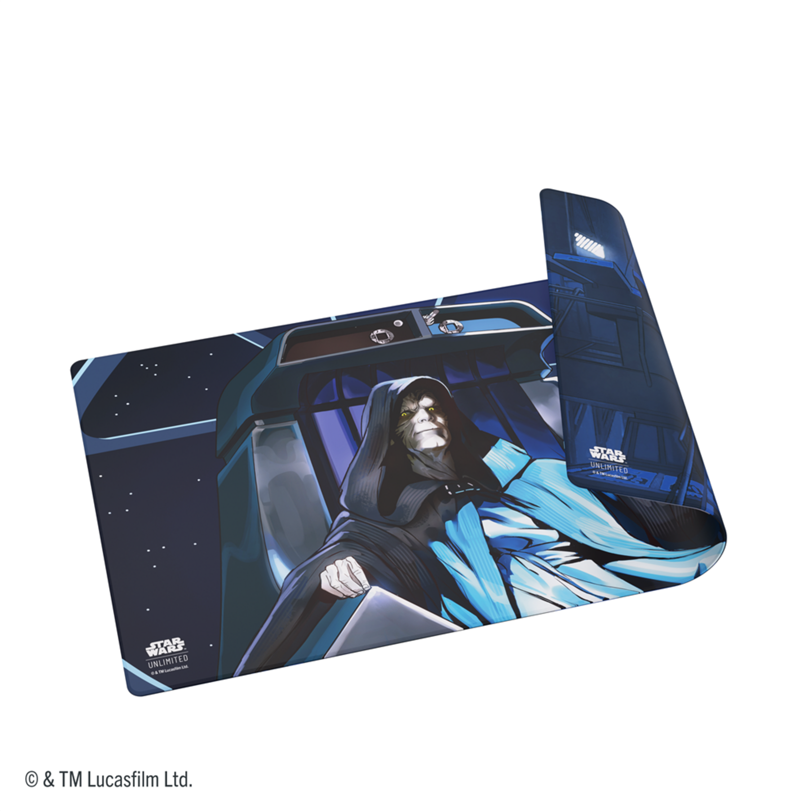 Gamegenic SWU Double-Sided Game Mat: Luke Skywalker & Emperor Palpatine (Pre-order)