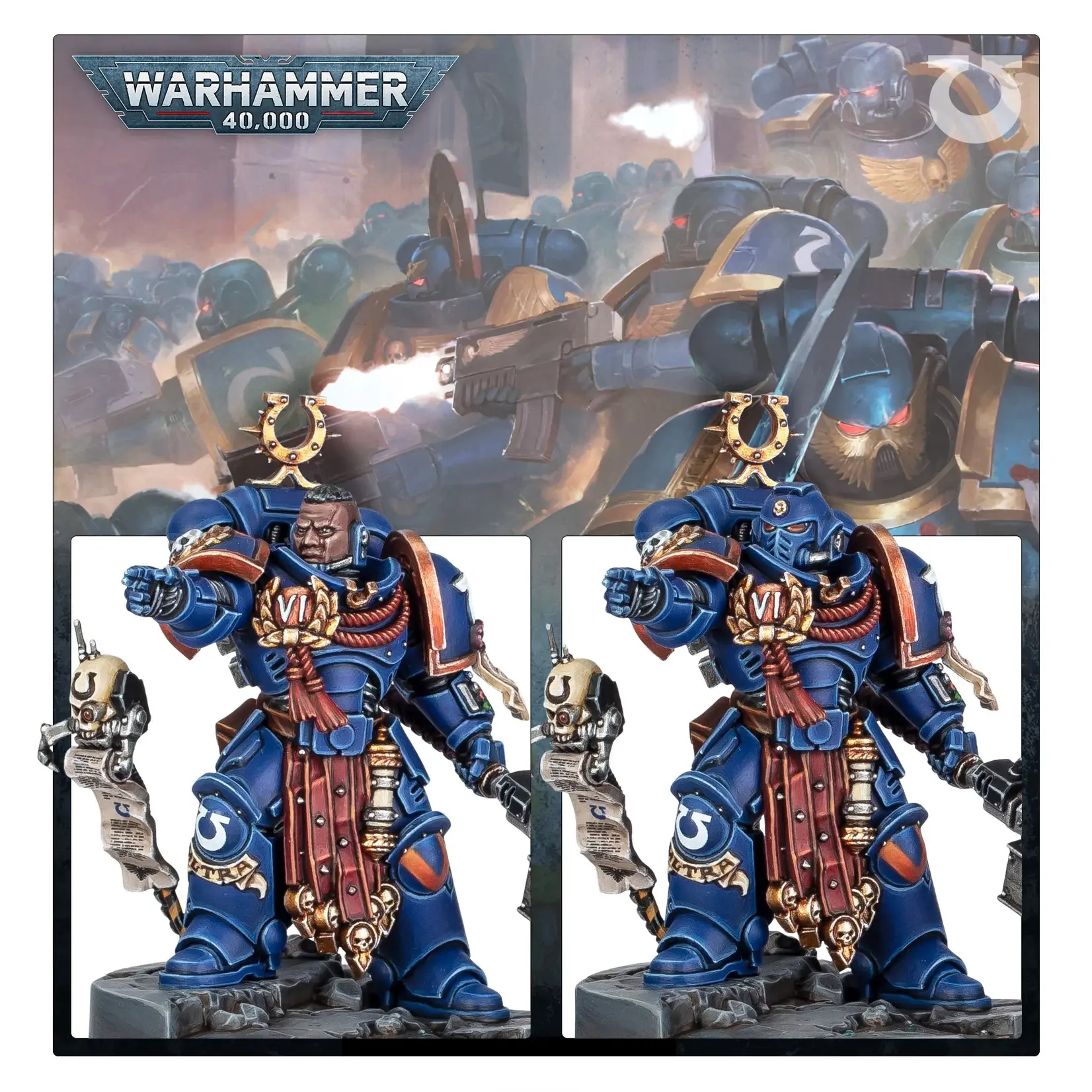 Games Workshop Space Marines Ultramarines Ferren Areios