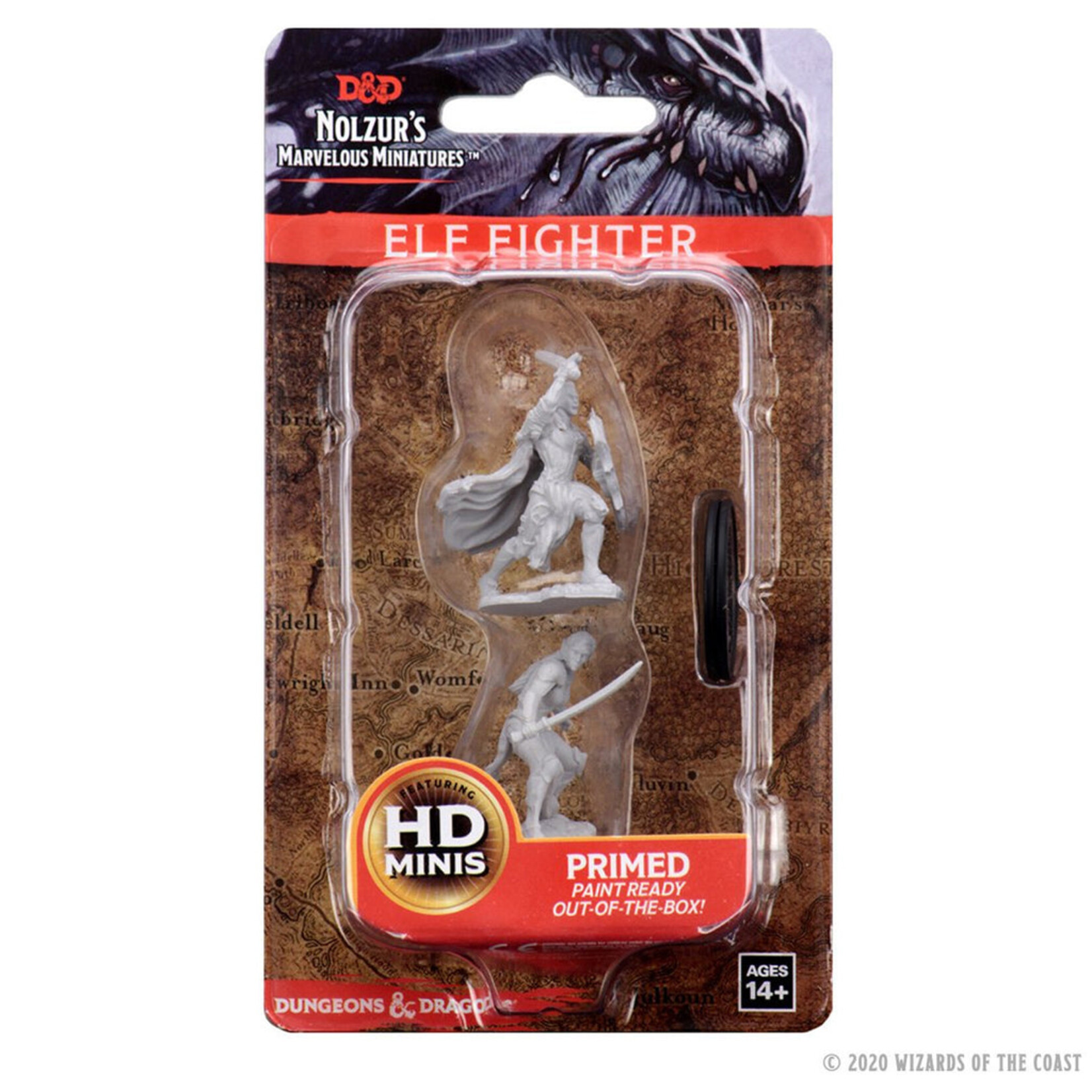 Wizkids D&D Nolzur's Marvelous Miniatures Elf Fighter Female