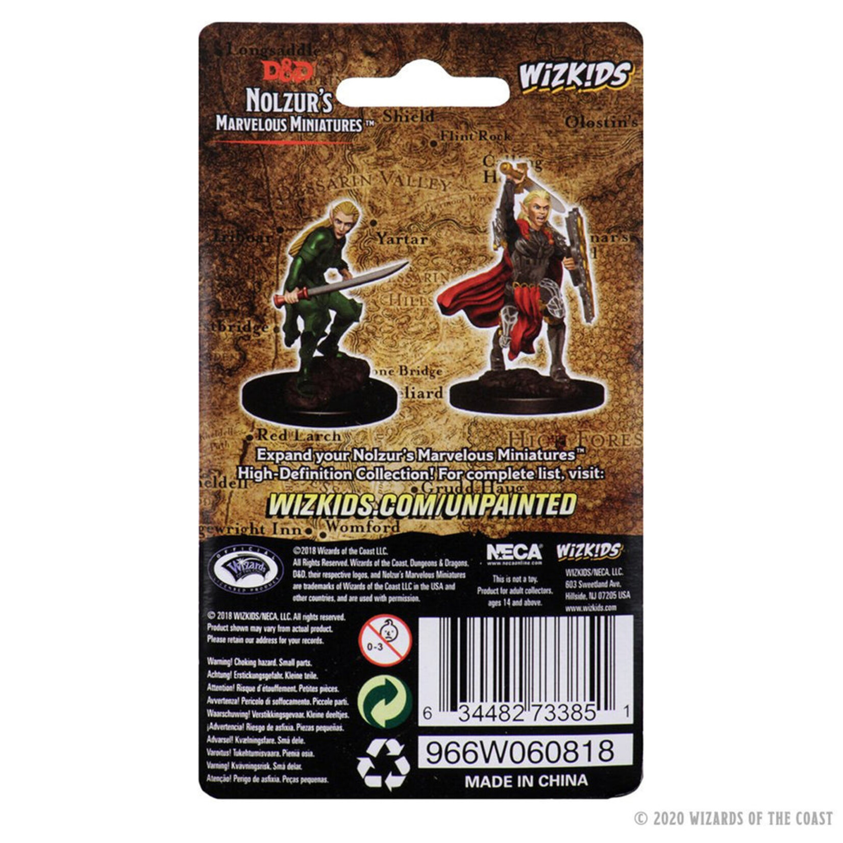 Wizkids D&D Nolzur's Marvelous Miniatures Elf Fighter Female