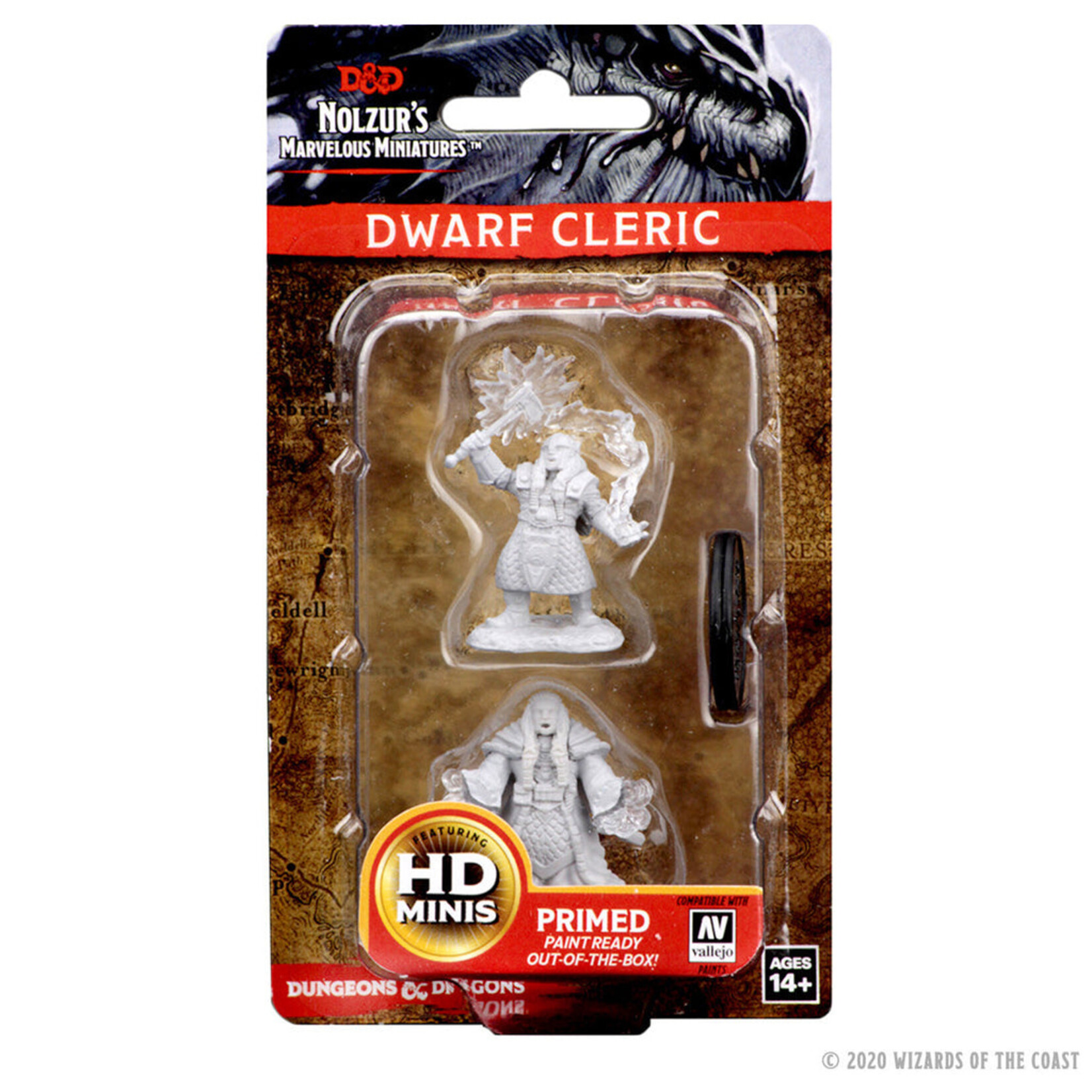 Wizkids D&D Nolzur's Marvelous Miniatures Dwarf Cleric Female