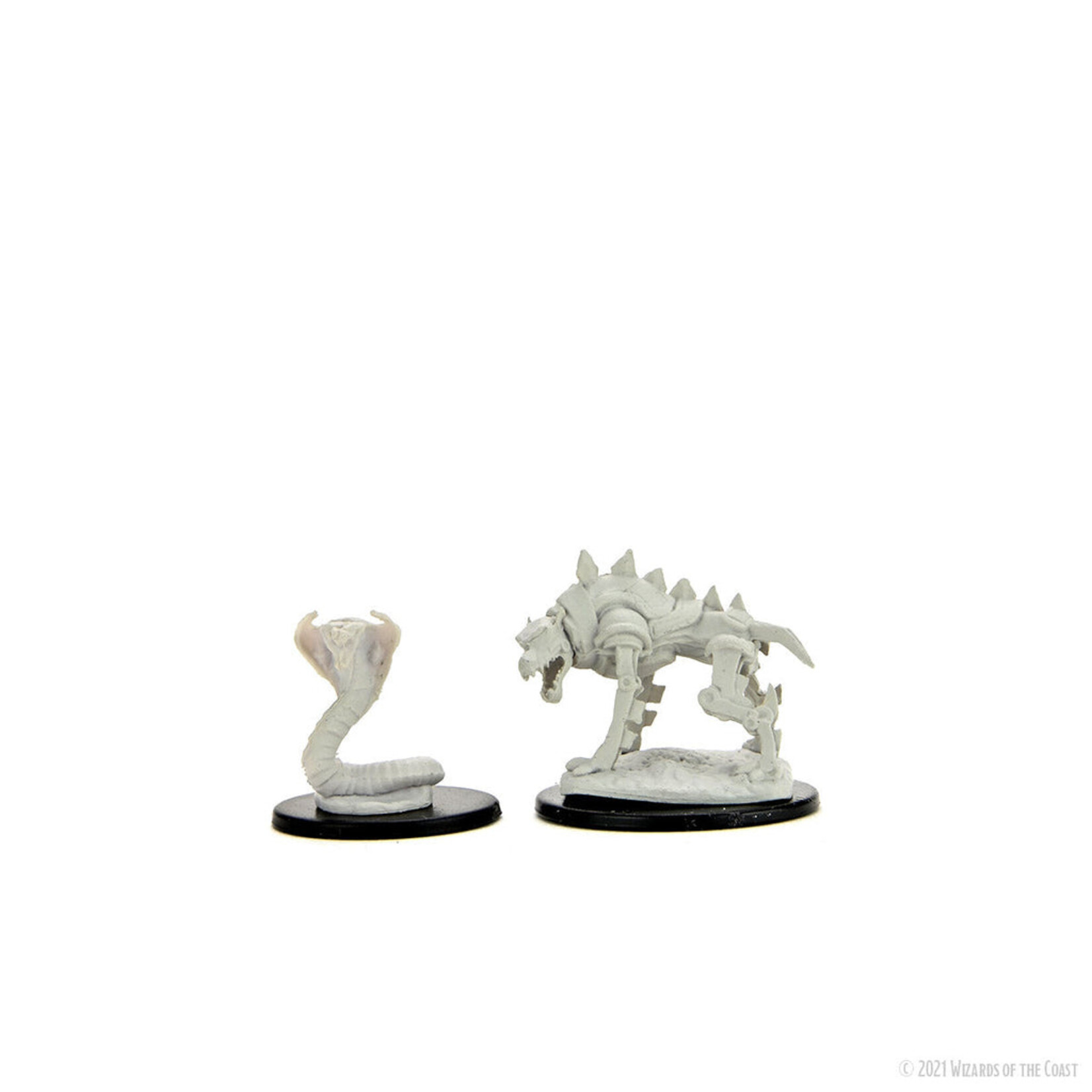 Wizkids D&D Nolzur's Marvelous Miniatures Iron Cobra & Iron Defender