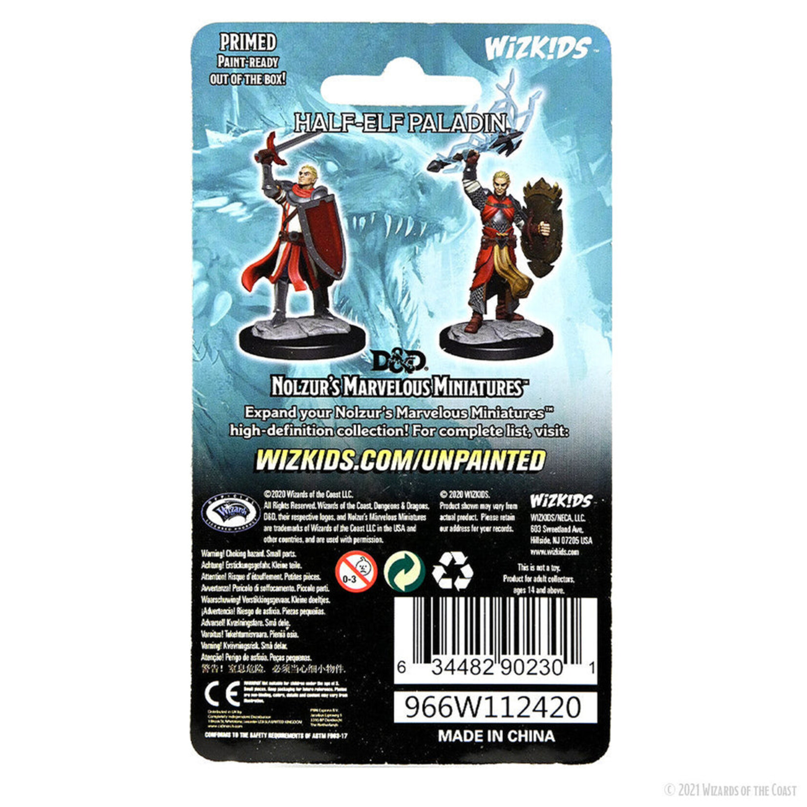 Wizkids D&D Nolzur's Marvelous Miniatures Half-Elf Paladin Male