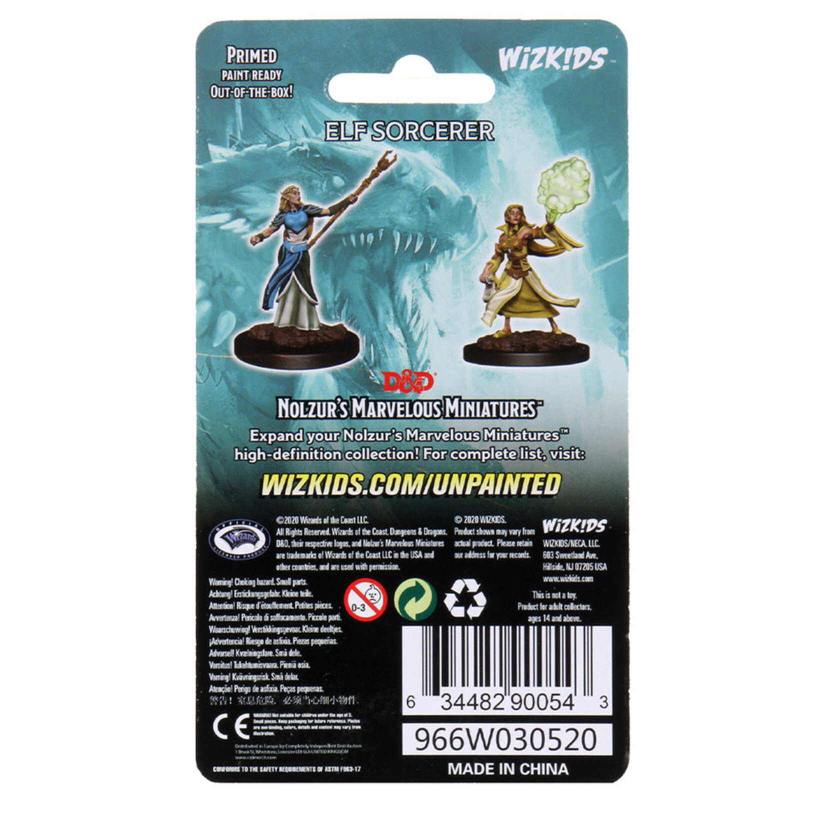 Wizkids D&D Nolzur's Marvelous Miniatures Elf Sorcerer Female