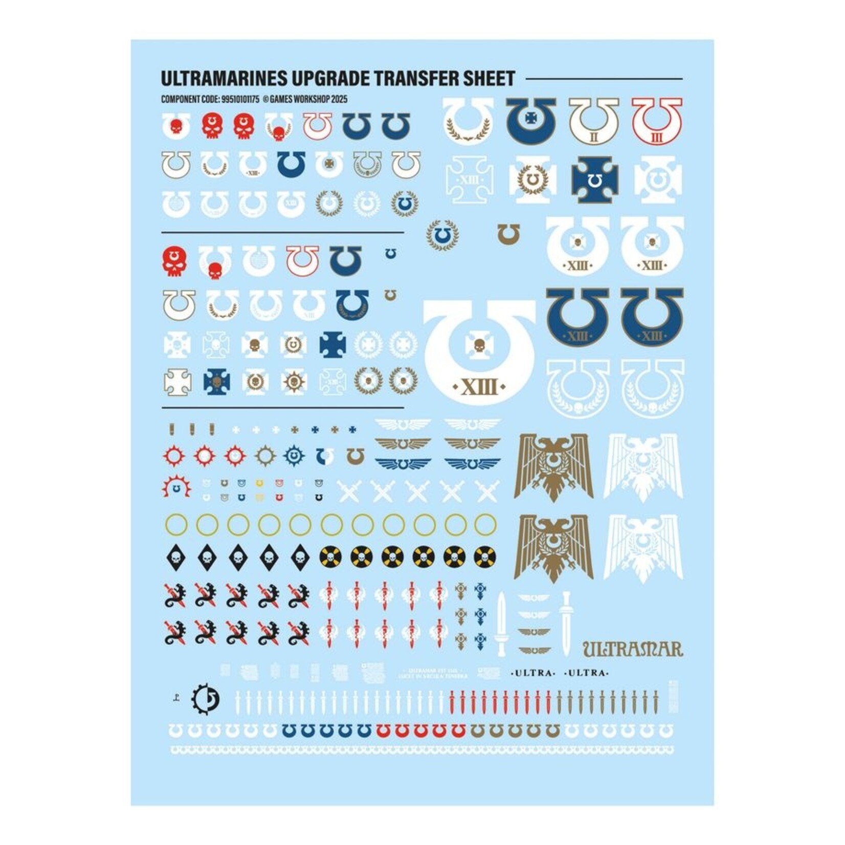 Games Workshop Ultramarines Upgrades & Transfers