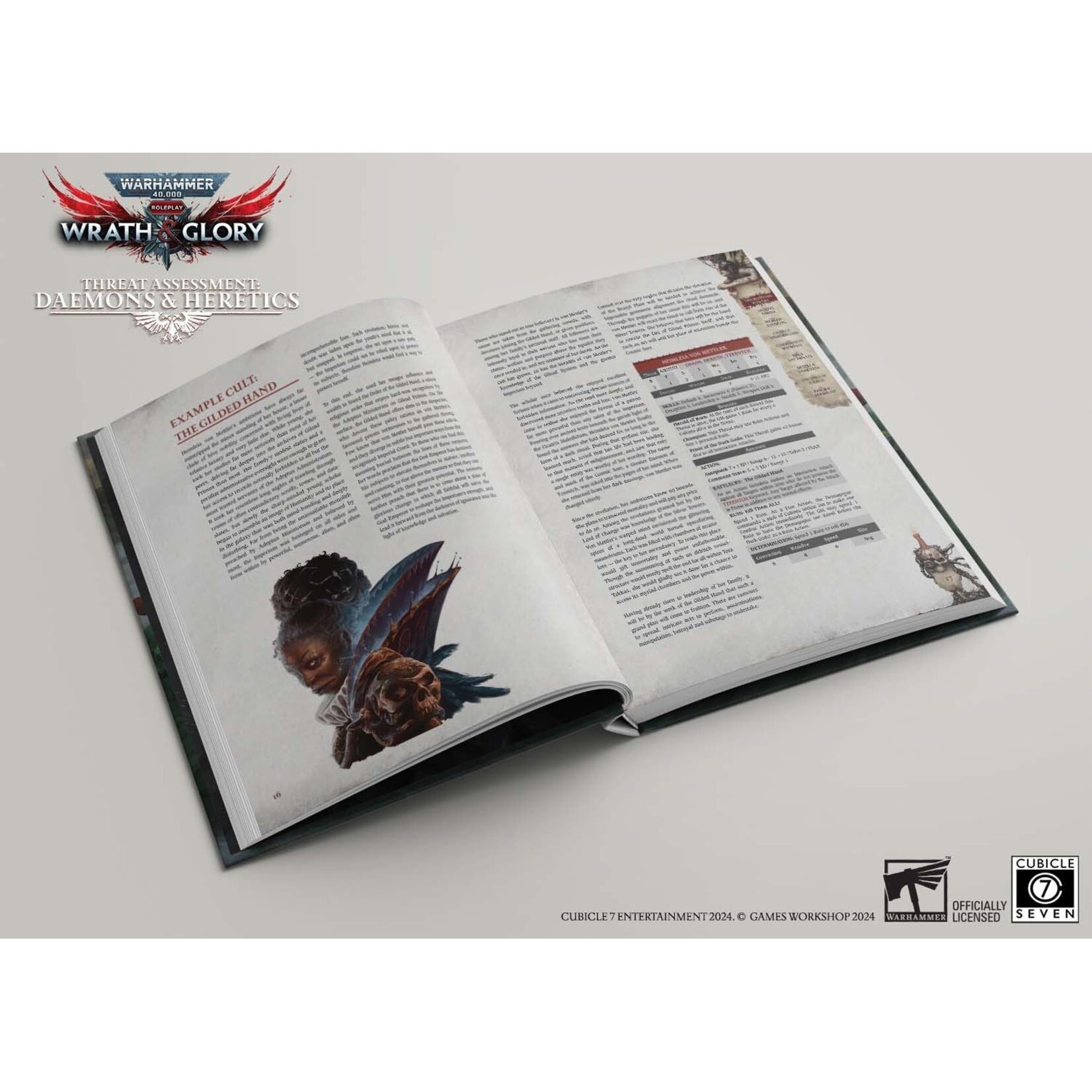Cubicle 7 Warhammer 40.000 RPG: W&G Threat Assessment Daemons & Heretics (EN)