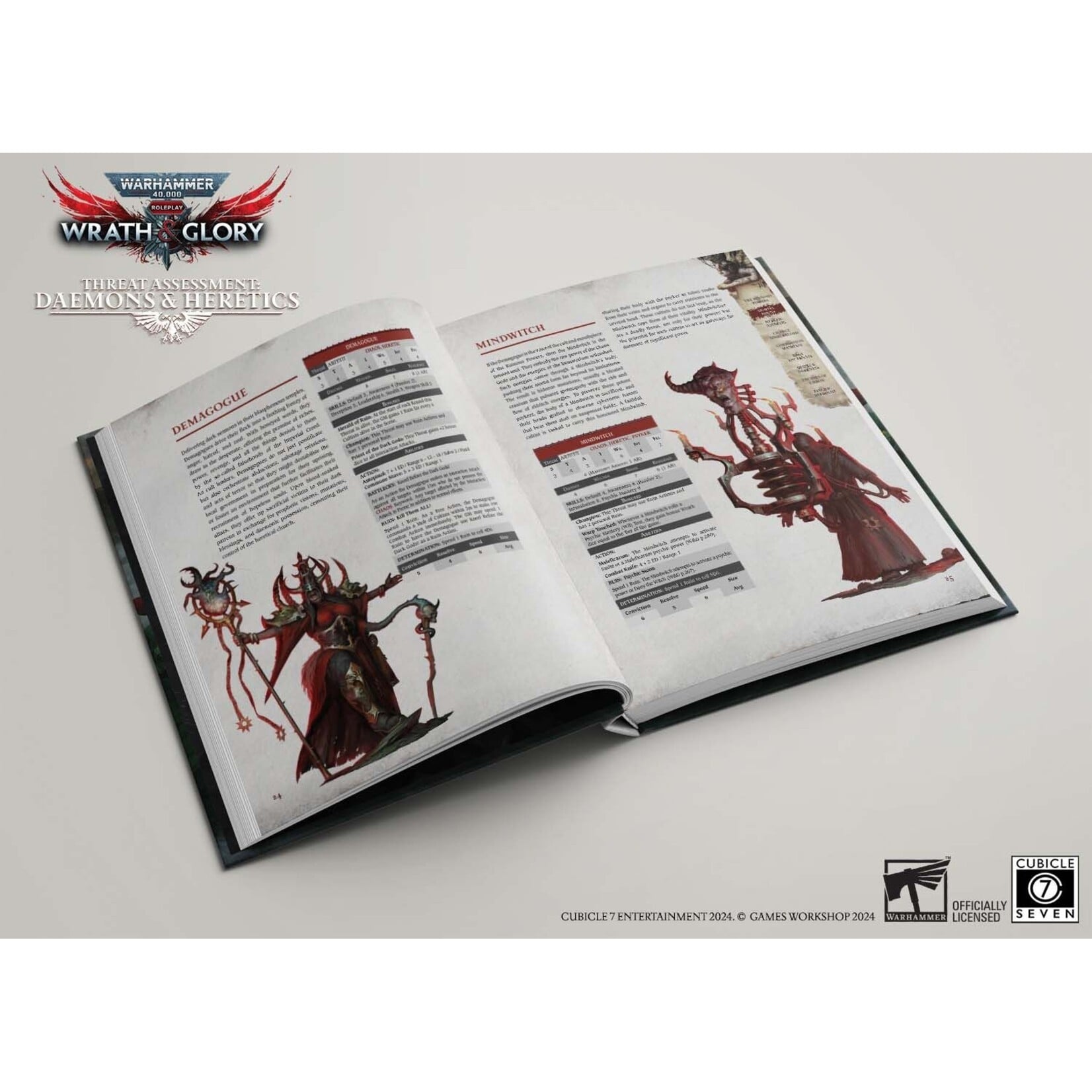 Cubicle 7 Warhammer 40.000 RPG: W&G Threat Assessment Daemons & Heretics (EN)