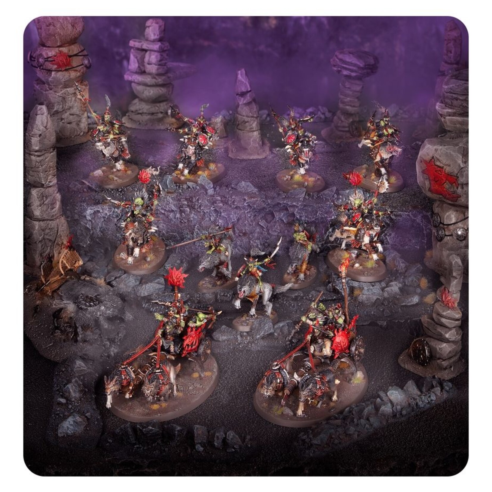 Games Workshop Spearhead: Gloomspite Gitz Snarlpack Huntaz
