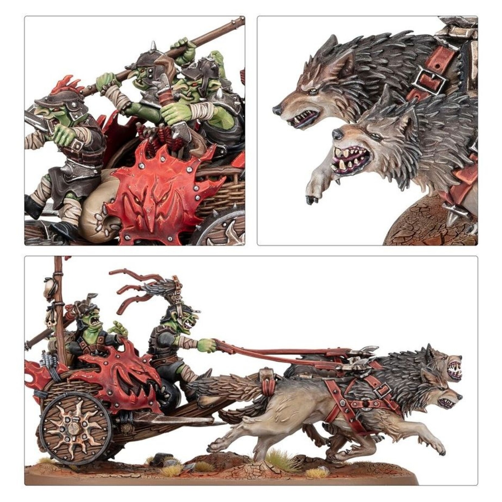 Games Workshop Spearhead: Gloomspite Gitz Snarlpack Huntaz
