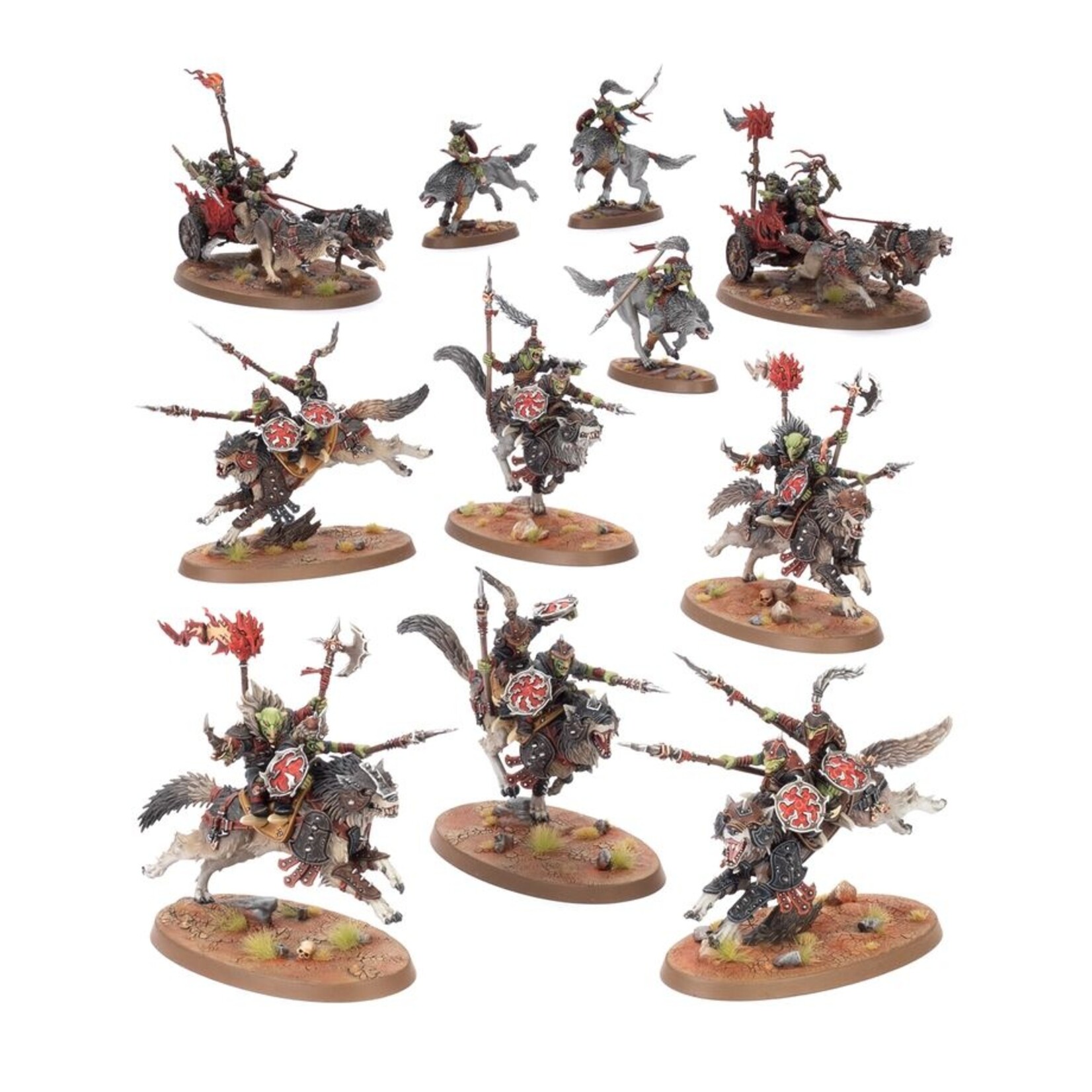 Games Workshop Spearhead: Gloomspite Gitz Snarlpack Huntaz