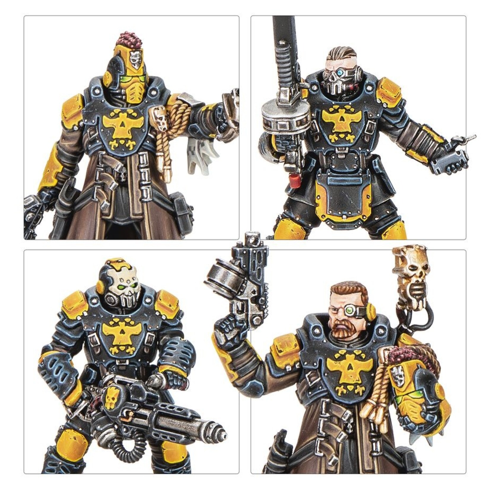 Games Workshop Necromunda Palanite Enforcer Captains & Sergeants