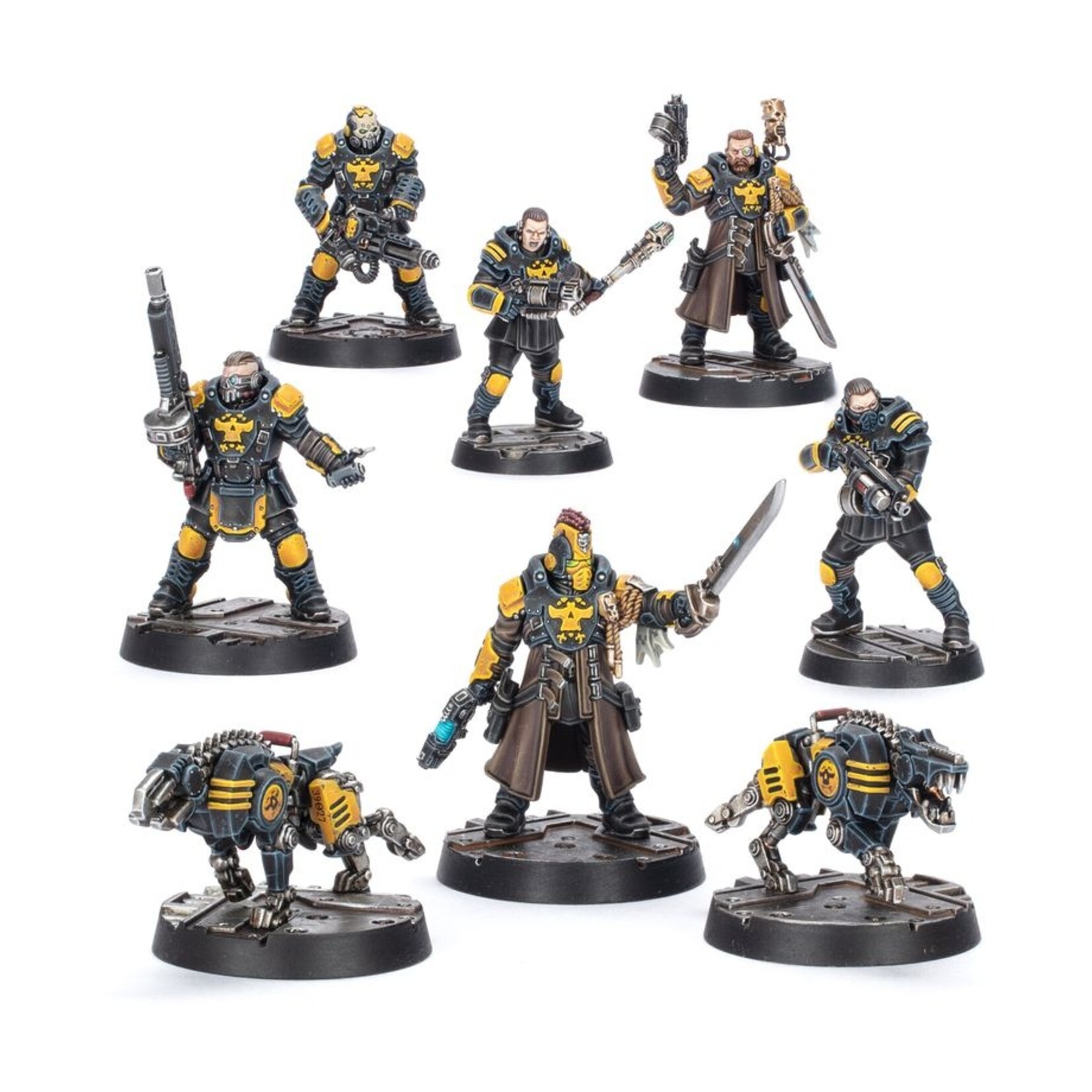 Games Workshop Necromunda Palanite Enforcer Captains & Sergeants