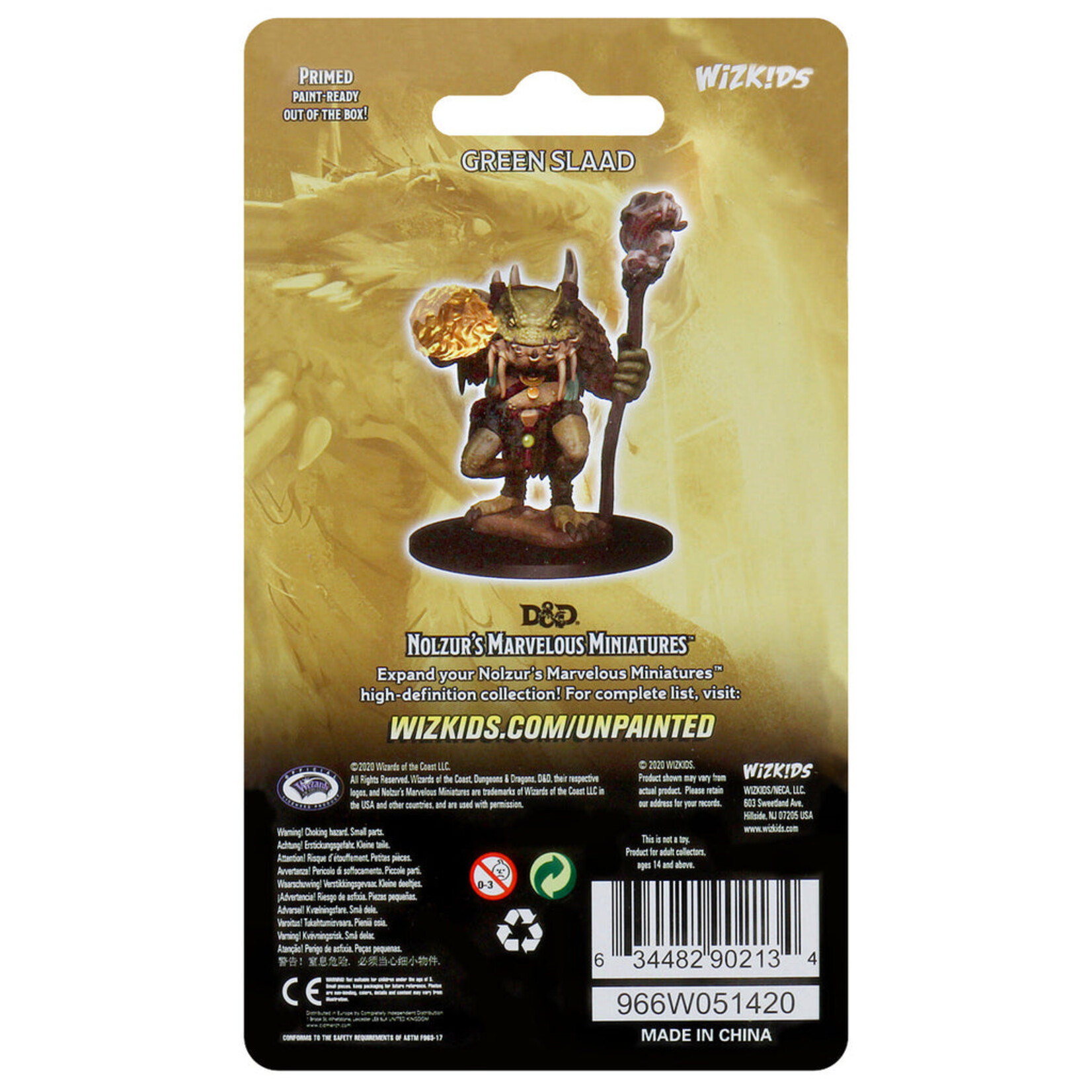 Wizkids D&D Nolzur's Marvelous Miniatures Green Slaad