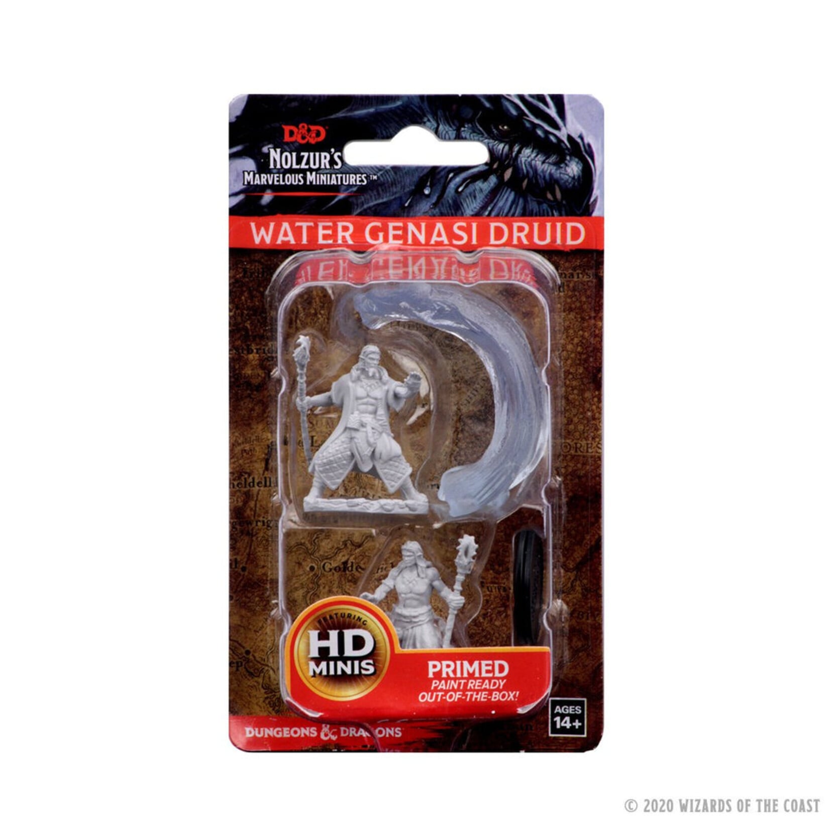 Wizkids D&D Nolzur's Marvelous Miniatures Water Genasi Druid Male