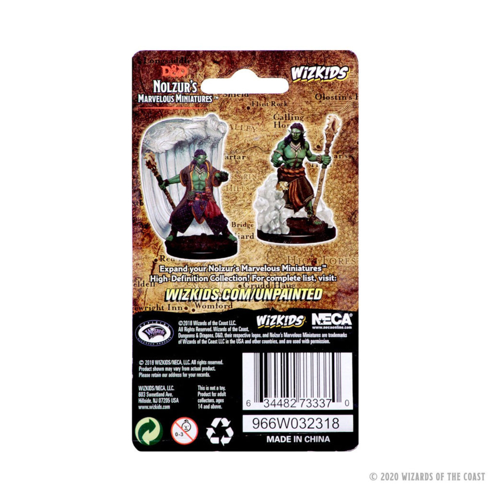 Wizkids D&D Nolzur's Marvelous Miniatures Water Genasi Druid Male