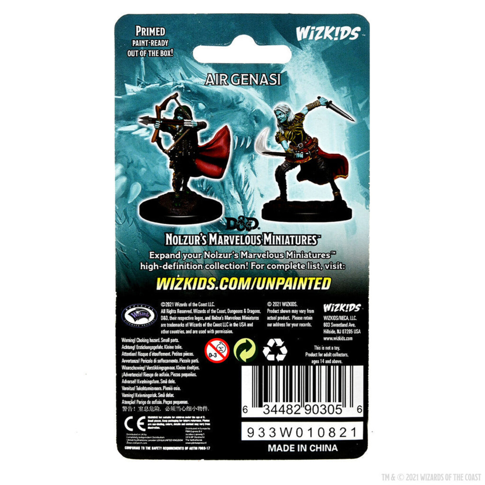 Wizkids D&D Nolzur's Marvelous Miniatures Air Genasi Female