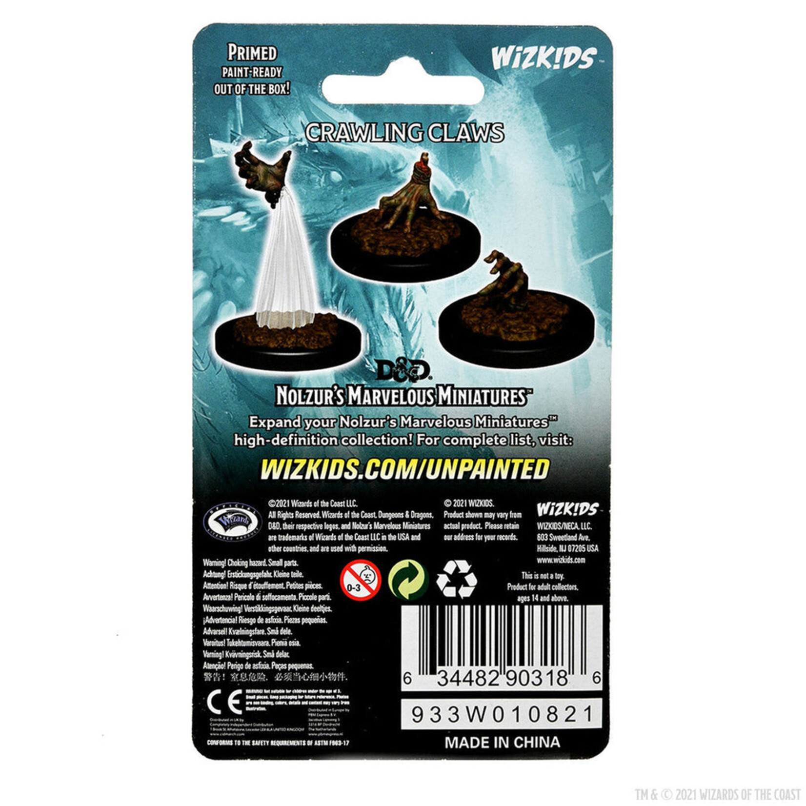 Wizkids D&D Nolzur's Marvelous Miniatures Crawling Claws