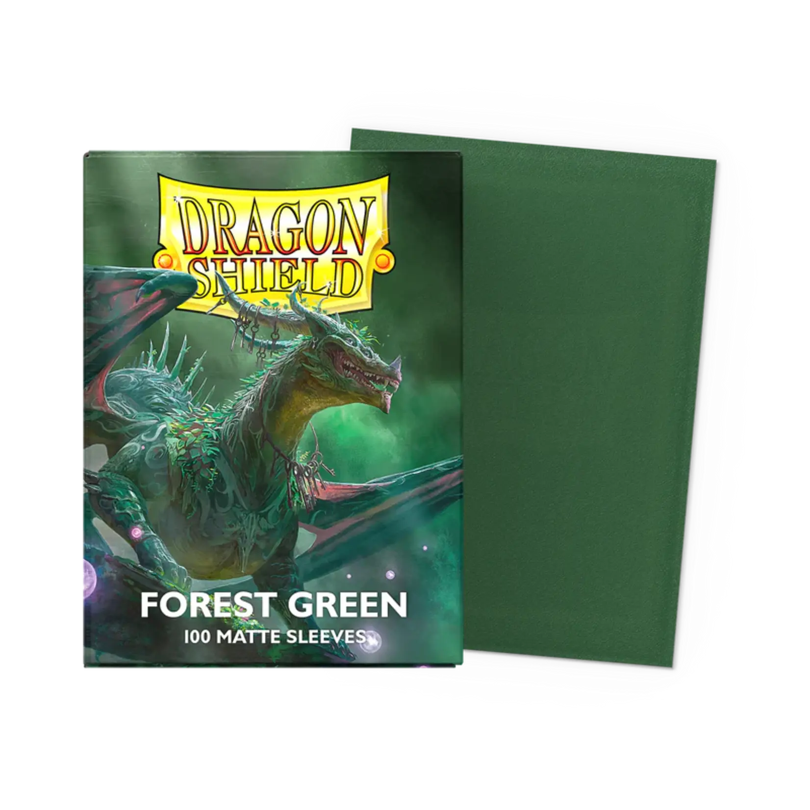 Dragonshield Dragonshield 100 Box Sleeves Matte Forest Green