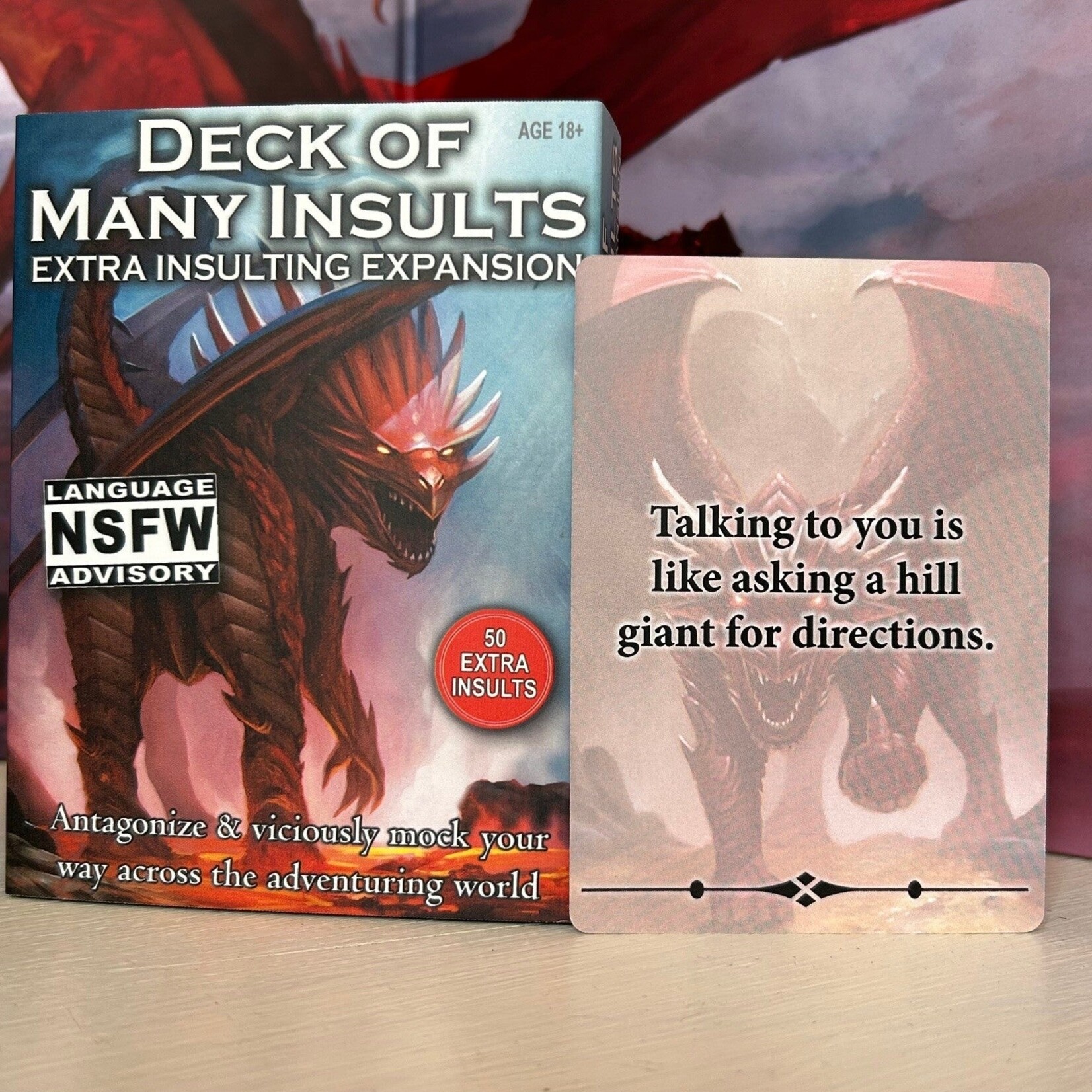 Loke Battlemats Extra Insulting Expansion Deck of Many Insults (EN)