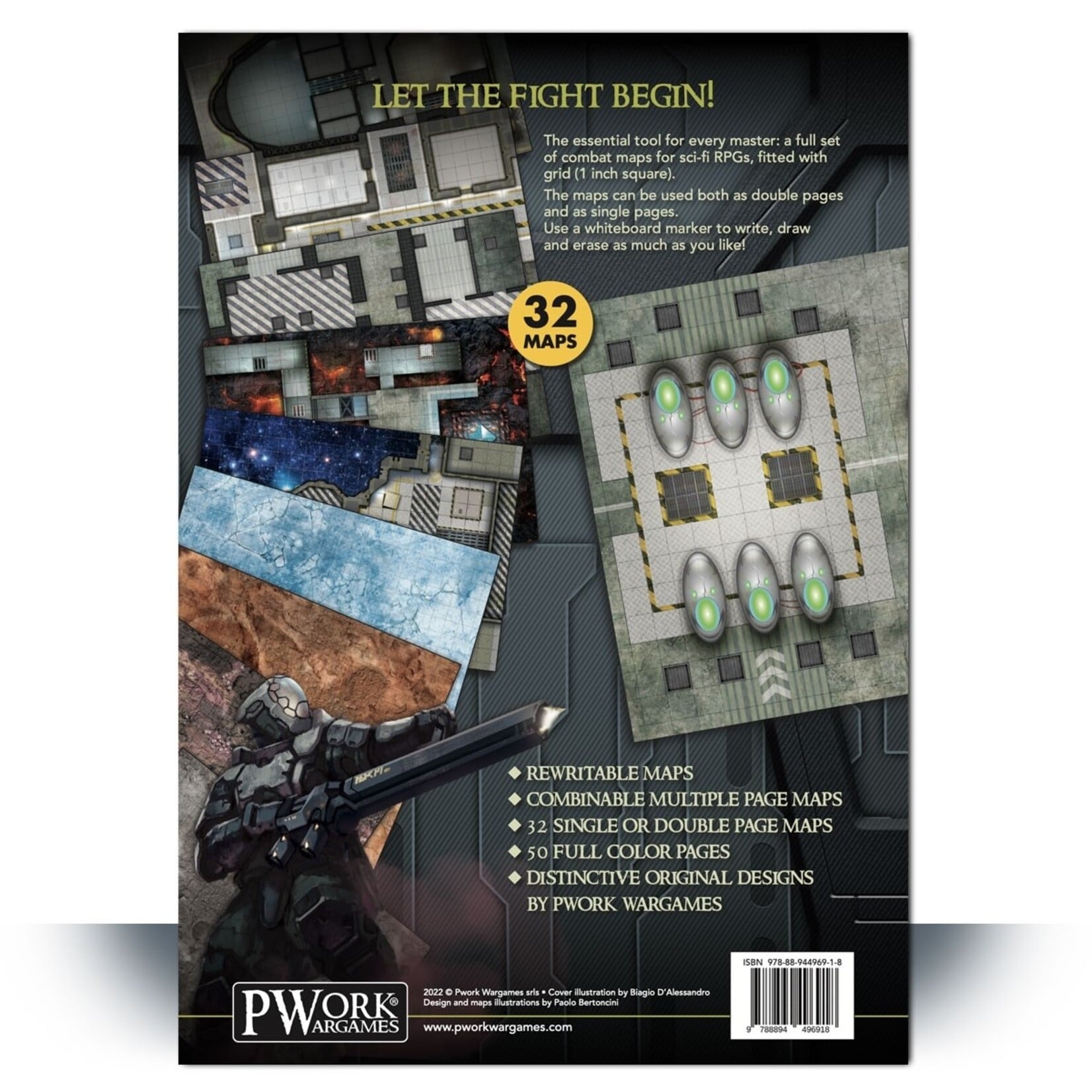 PWorkWargames A3 Combat Book 2 - Sci-Fi