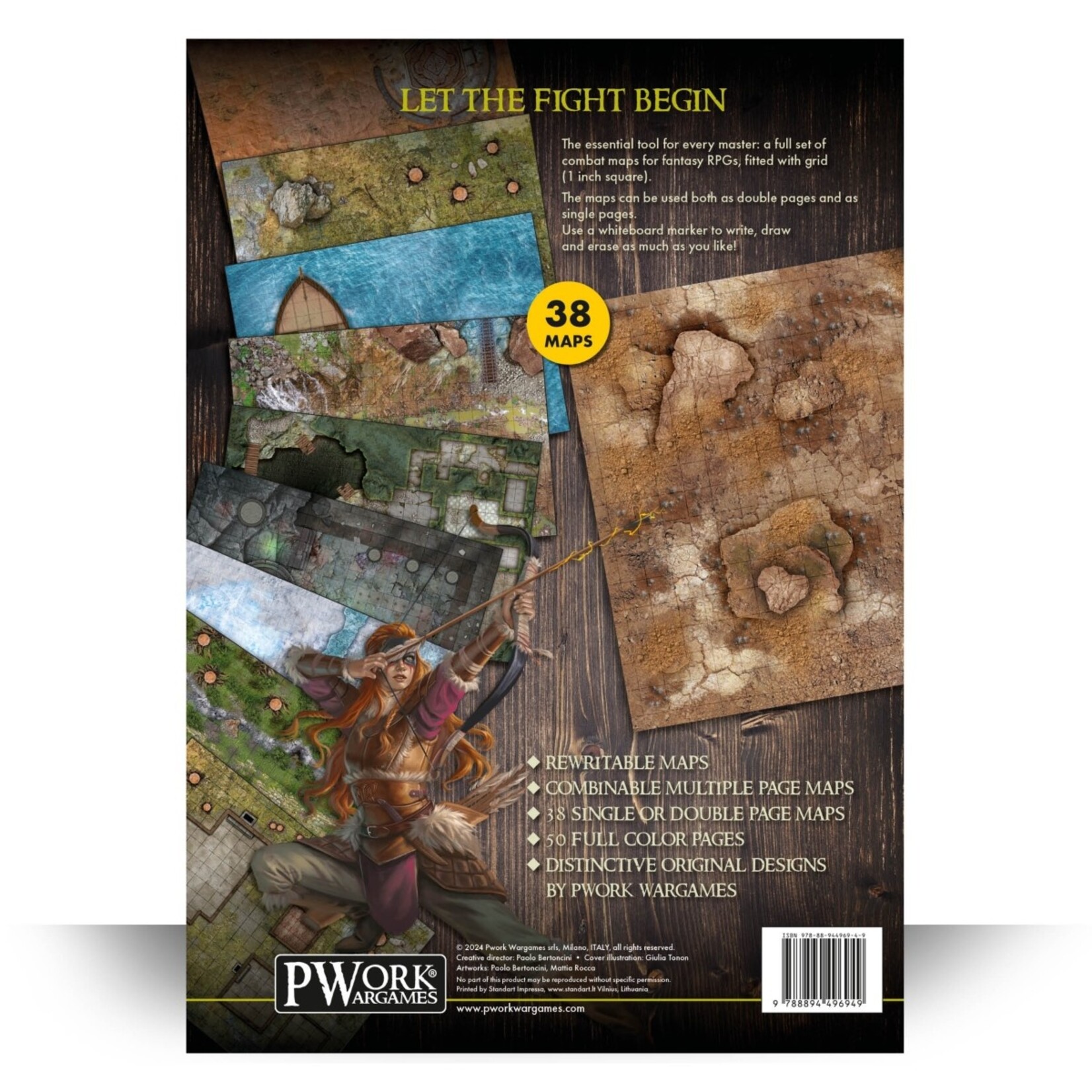 PWorkWargames A3 Combat Book 3 - Fantasy