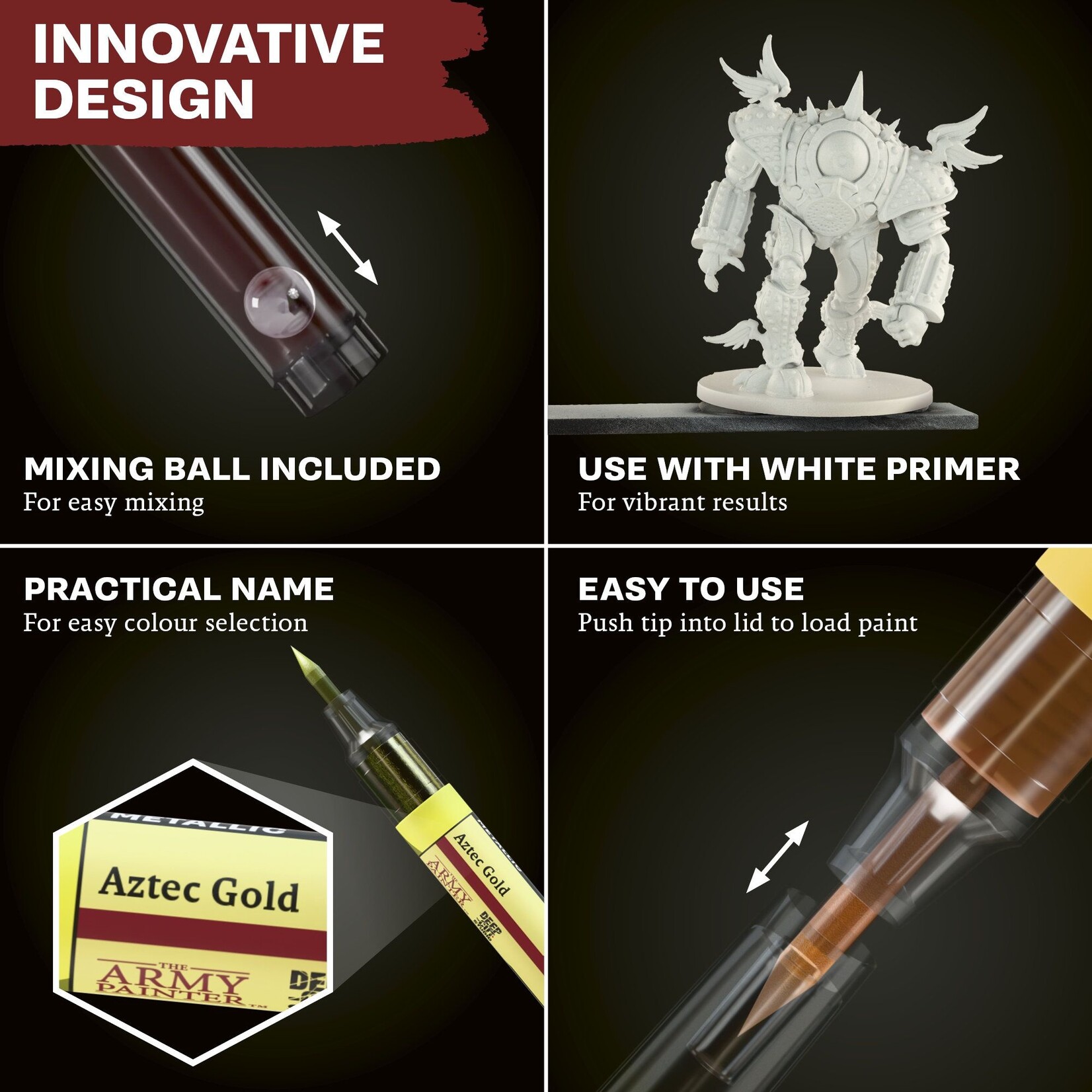 The Army Painter Army Painter Speedpaint Marker Metallics Set (Pre-order)