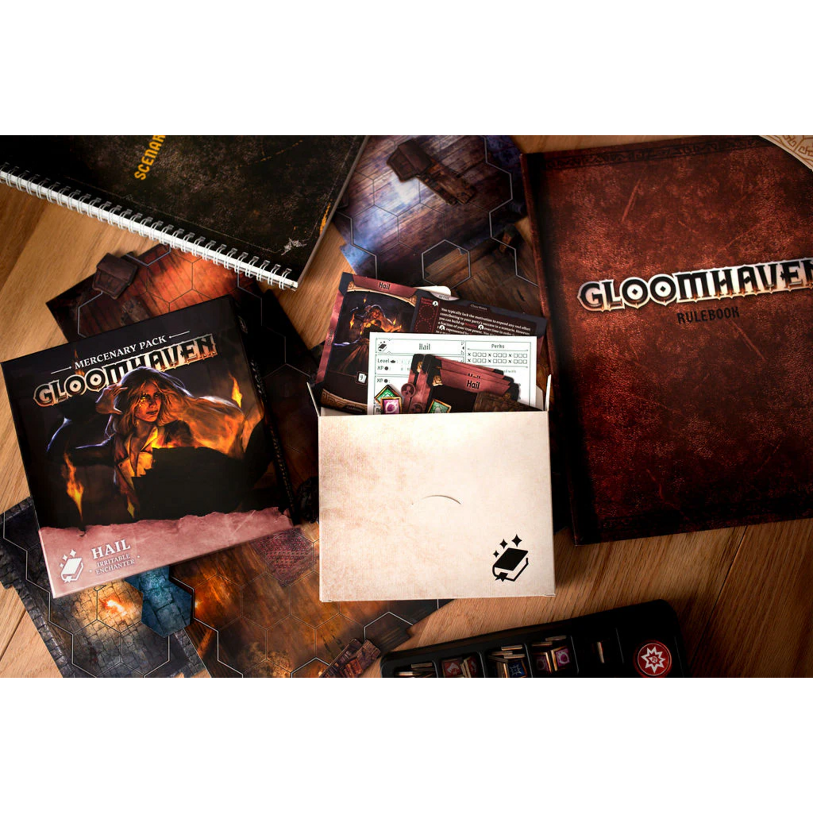 Cephalofair Games Gloomhaven: Mercenary Pack Hail Irritable Enchanter (EN) (Pre-order)