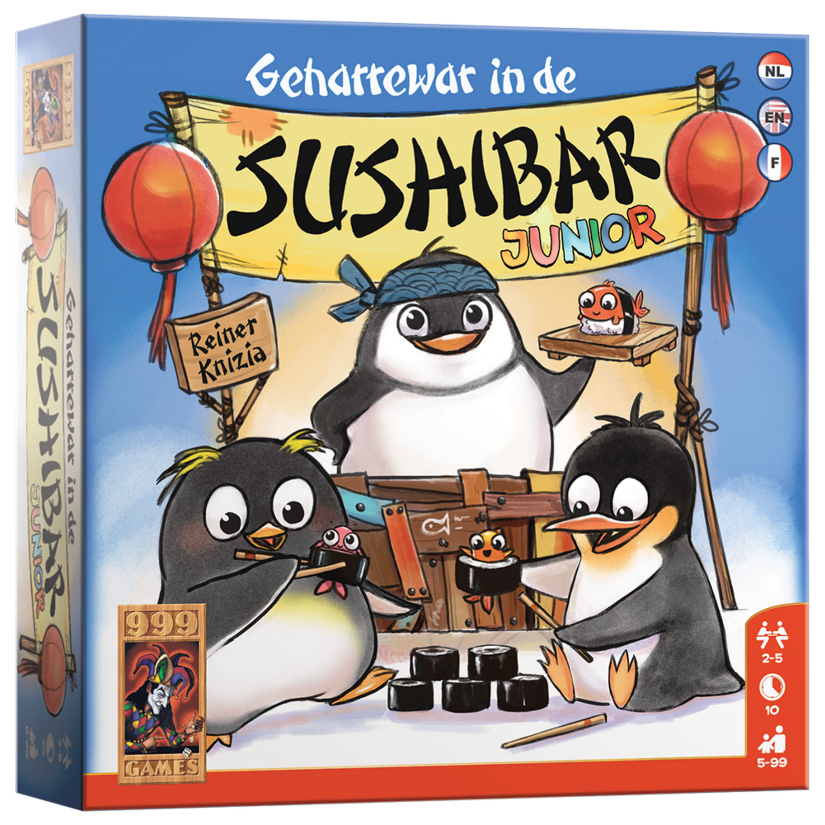 999-Games Geharrewar in de Sushibar Junior (NL/EN/FR)