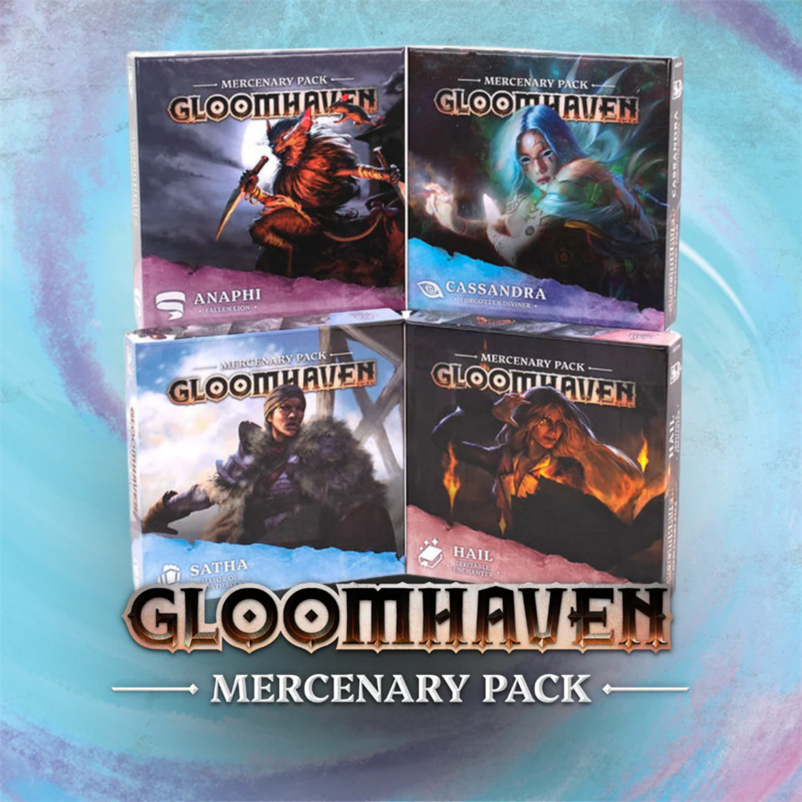 Cephalofair Games Gloomhaven: Mercenary 4-Pack Bundle (EN) (Pre-order)