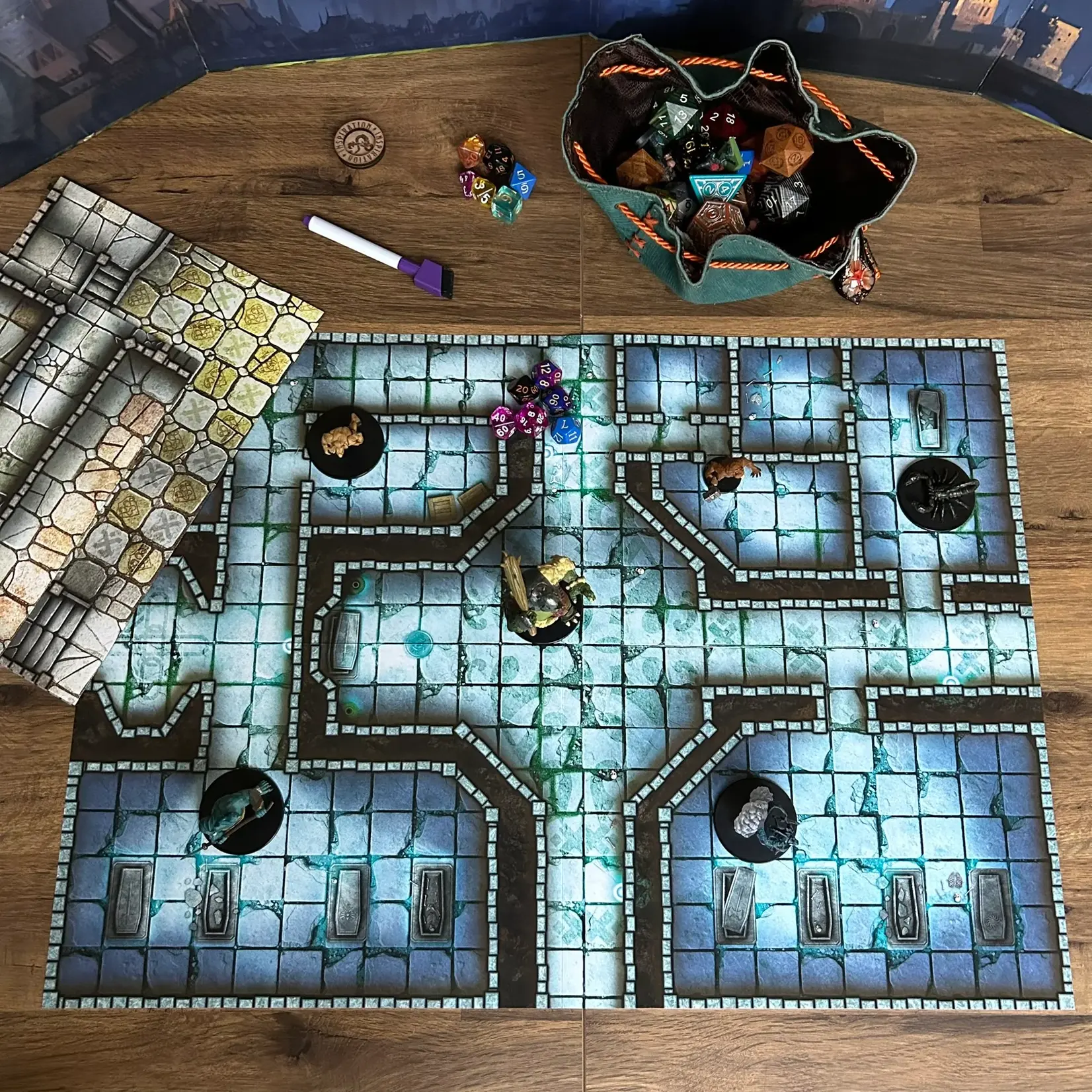 Loke Battlemats Essential RPG Battle Maps - Dungeon Set