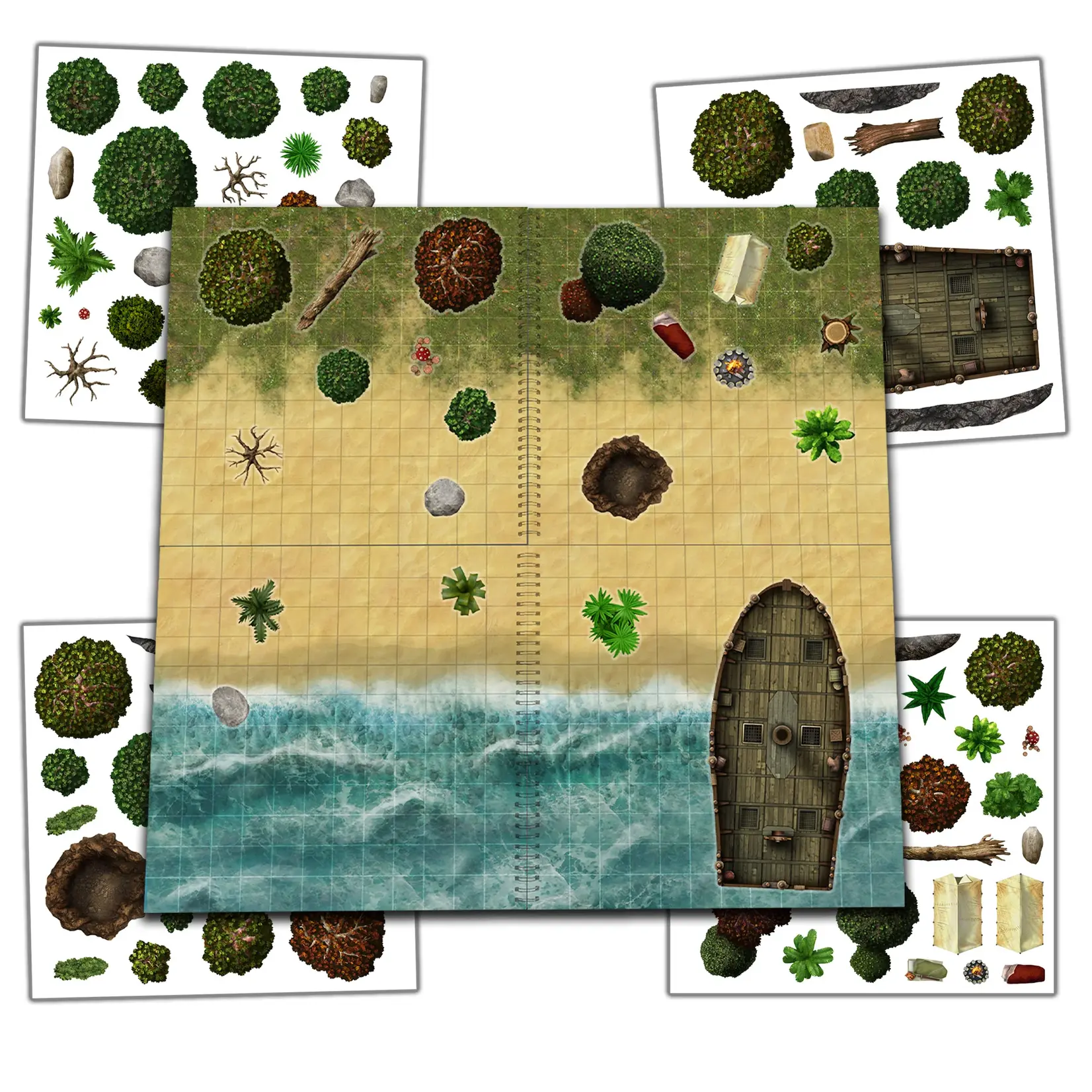 Loke Battlemats The Terrain Set Build Your Own Battle Map Kit (EN)