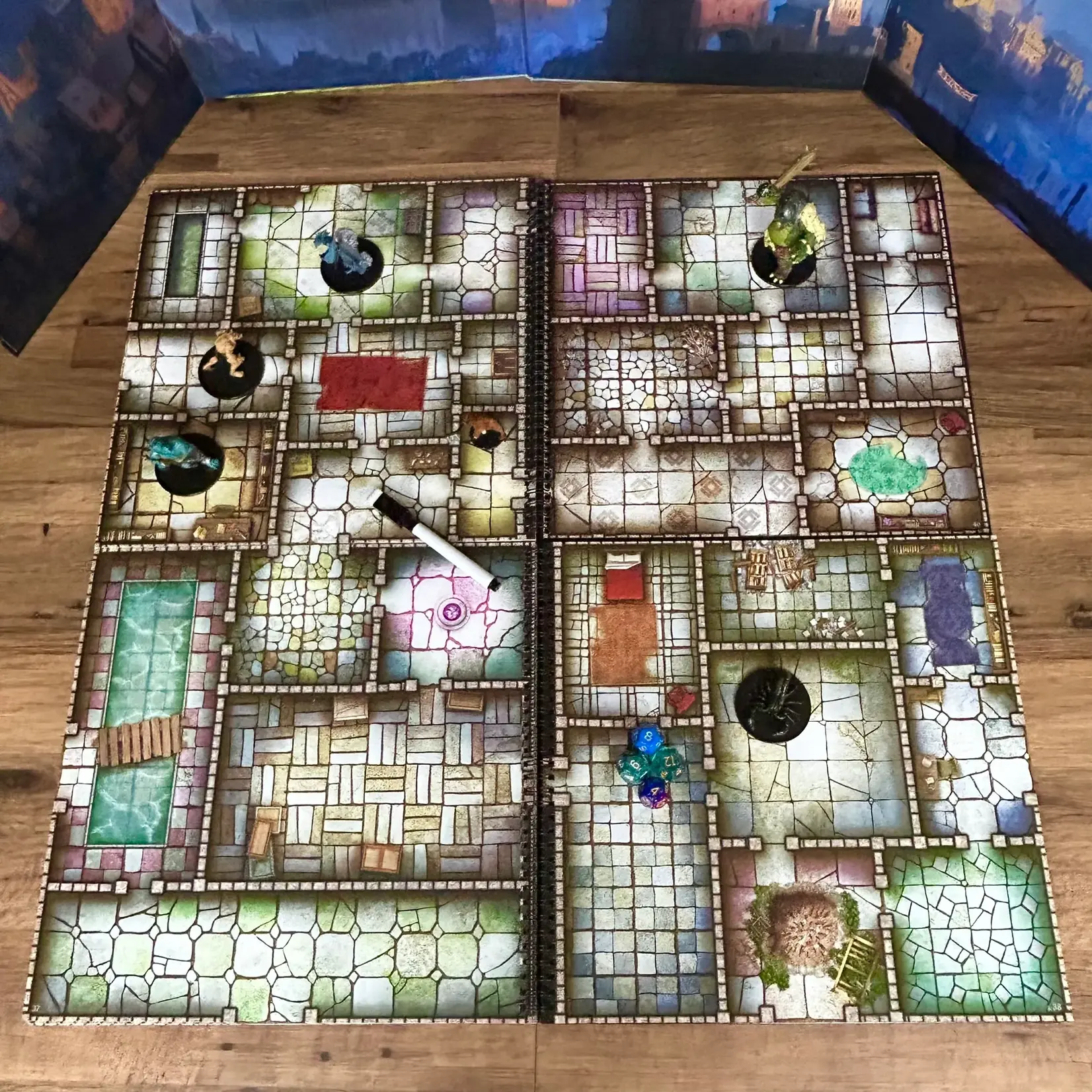 Loke Battlemats The Dungeon Reignited Book of Battle Mats Set (EN)