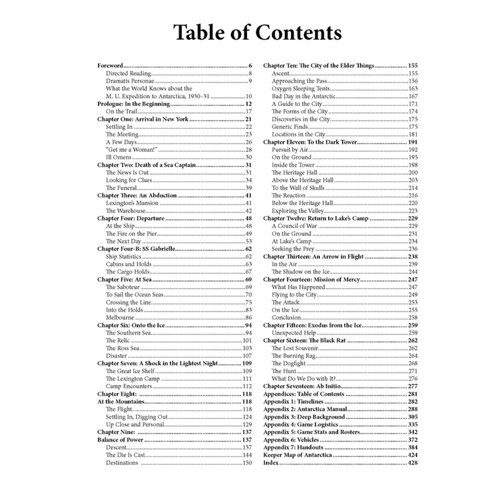 Chaosium Call of Cthulhu RPG: Beyond the Mountains of Madness (EN)