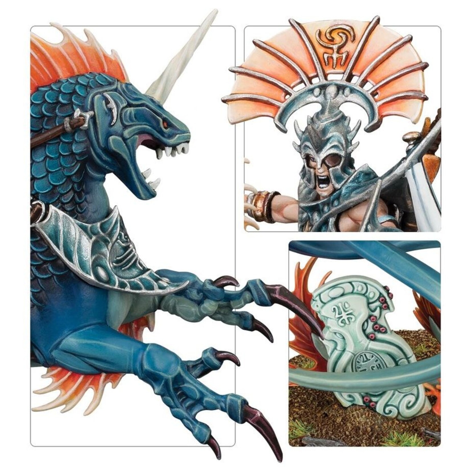 Games Workshop Spearhead: Idoneth Deepkin Akhelian Tide Guard